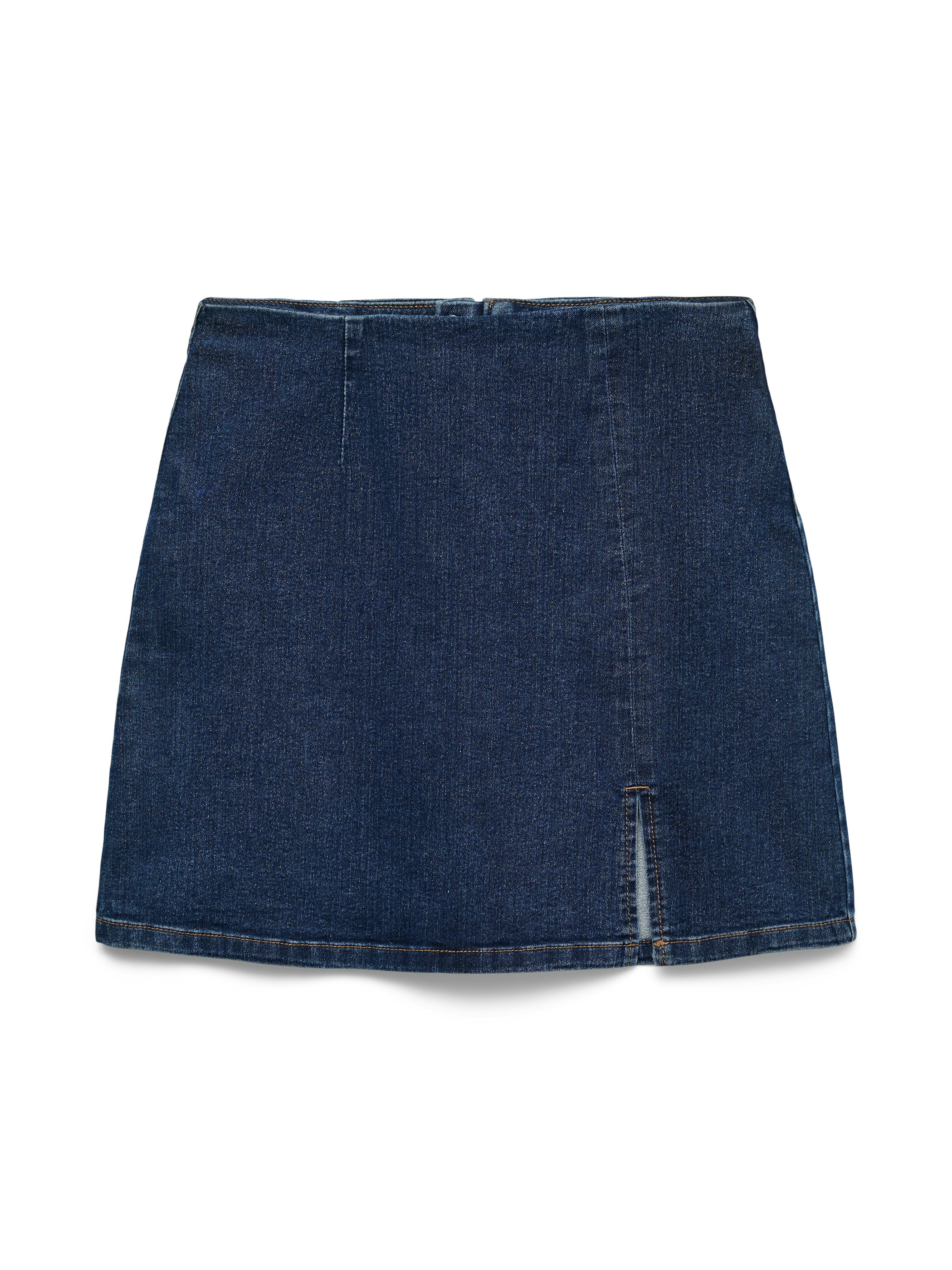 Vero Moda Jeans rok VMNELLY HR SHORT SKIRT DNM MIX NOOS