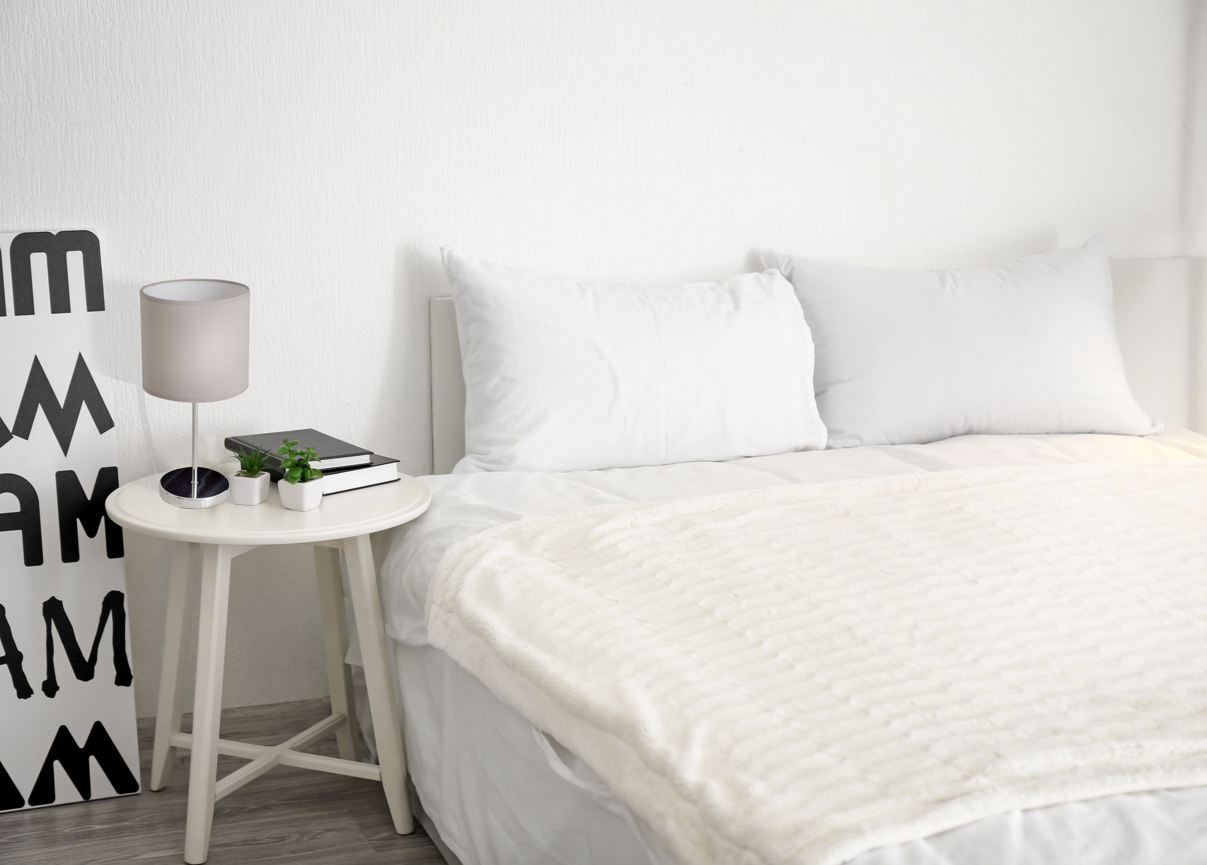 näve Tafellamp New York Hoogte 38,5 cm Ø 18,5 cm excl. 1x E27/max. 40W, kap grijs, frame chroom (1 stuk)