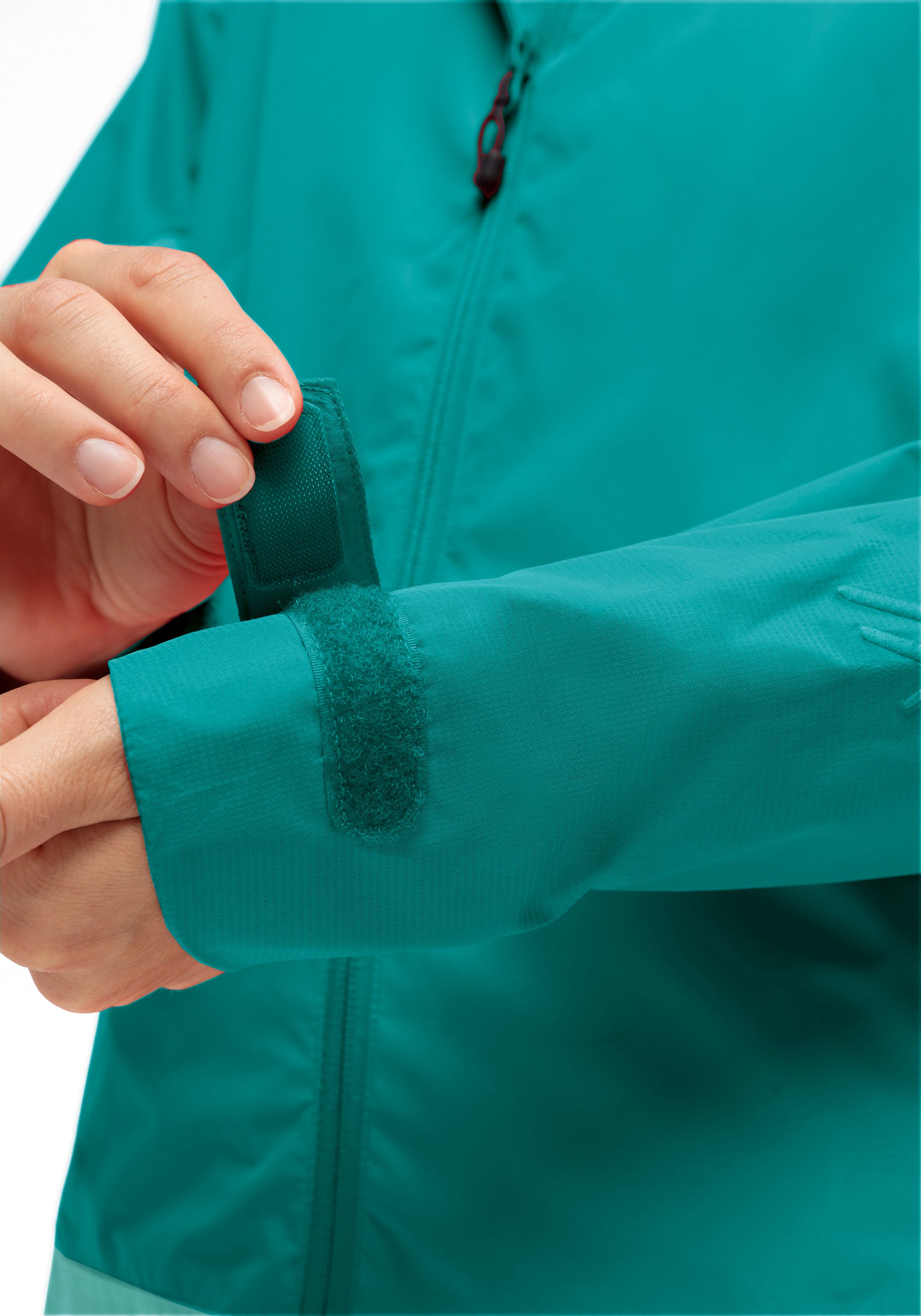 Maier Sports Outdoorjack Brocken W Dames jacke waterdicht, functionele jas met 2 buitenzakken + binnenzak