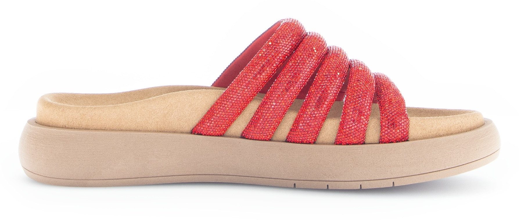 Gabor Slippers plateau, zomerschoen, slippers met best fitting-uitrusting