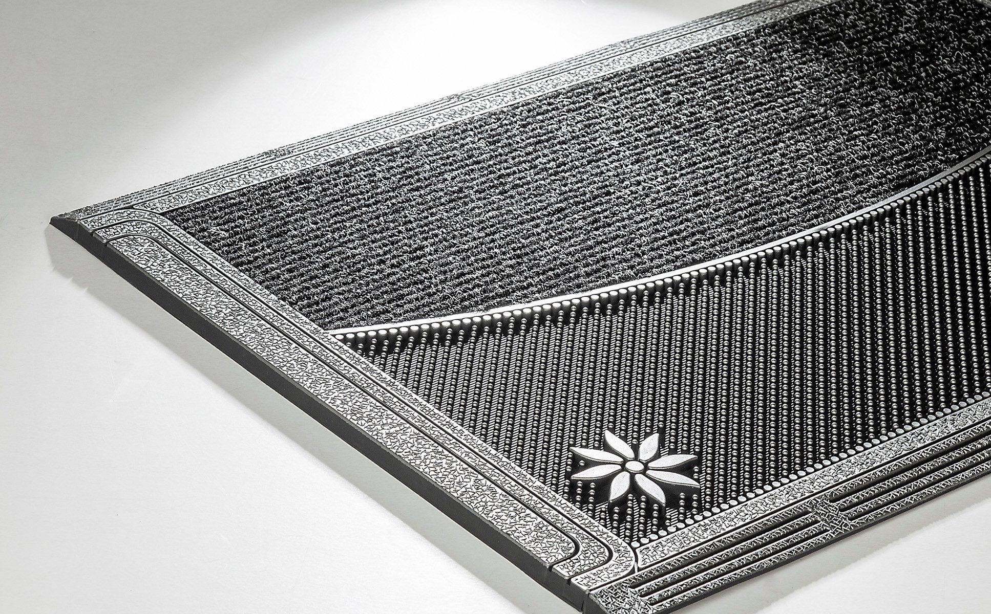 Home2Fashion Mat DualClean ST-XXL moderne vuilafstotende mat, met tekst, robuust, geschikt voor binnen en buiten