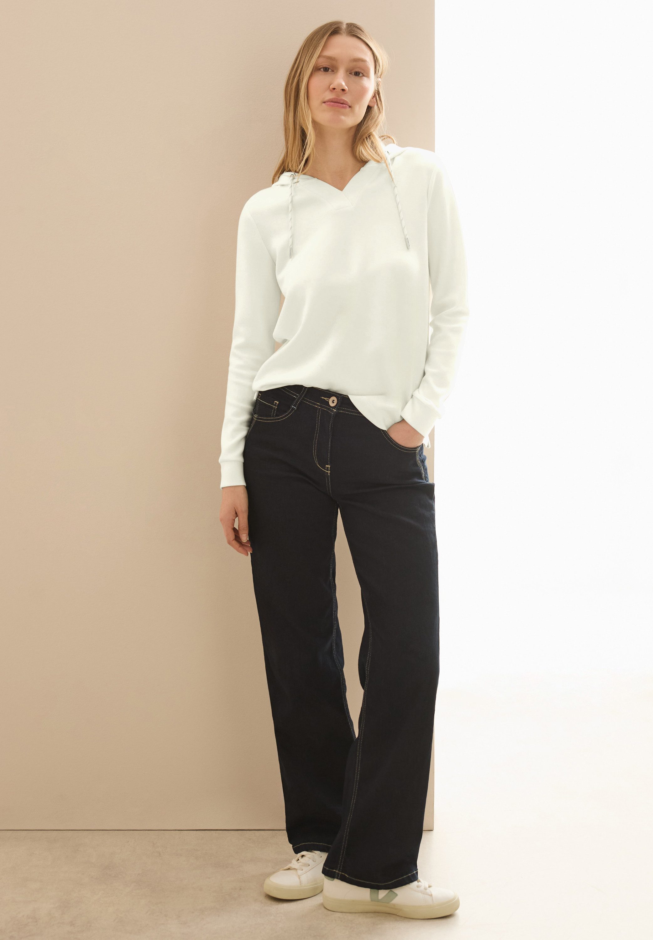 Cecil Shirt met lange mouwen met een capuchon