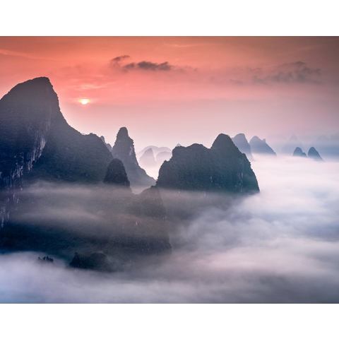 BMD fotobehang Karst Mountains in Guilin China