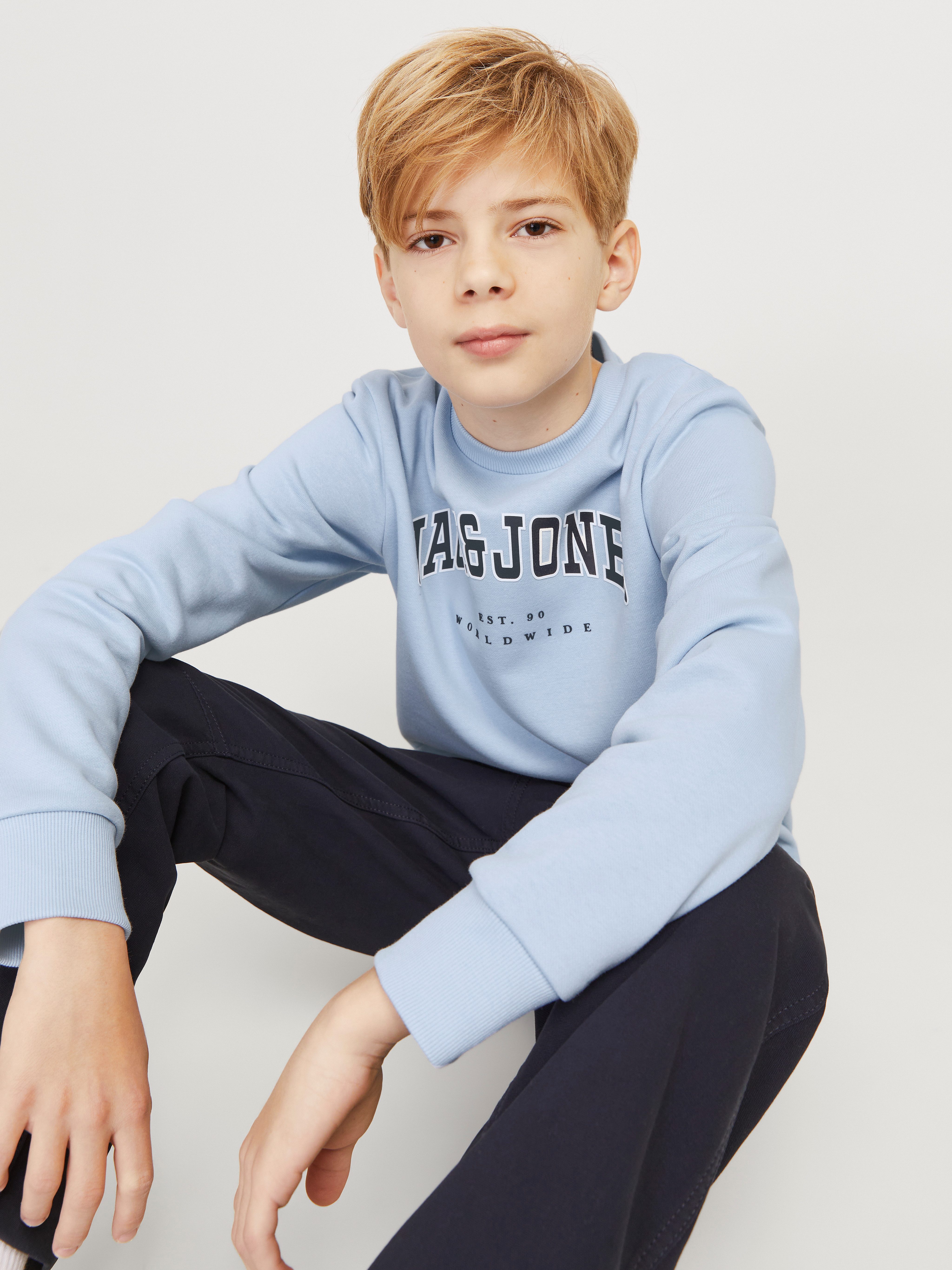 Jack & Jones Junior Sweatshirt JJECALEB VARSITY SWEAT CREW NECK SN JNR