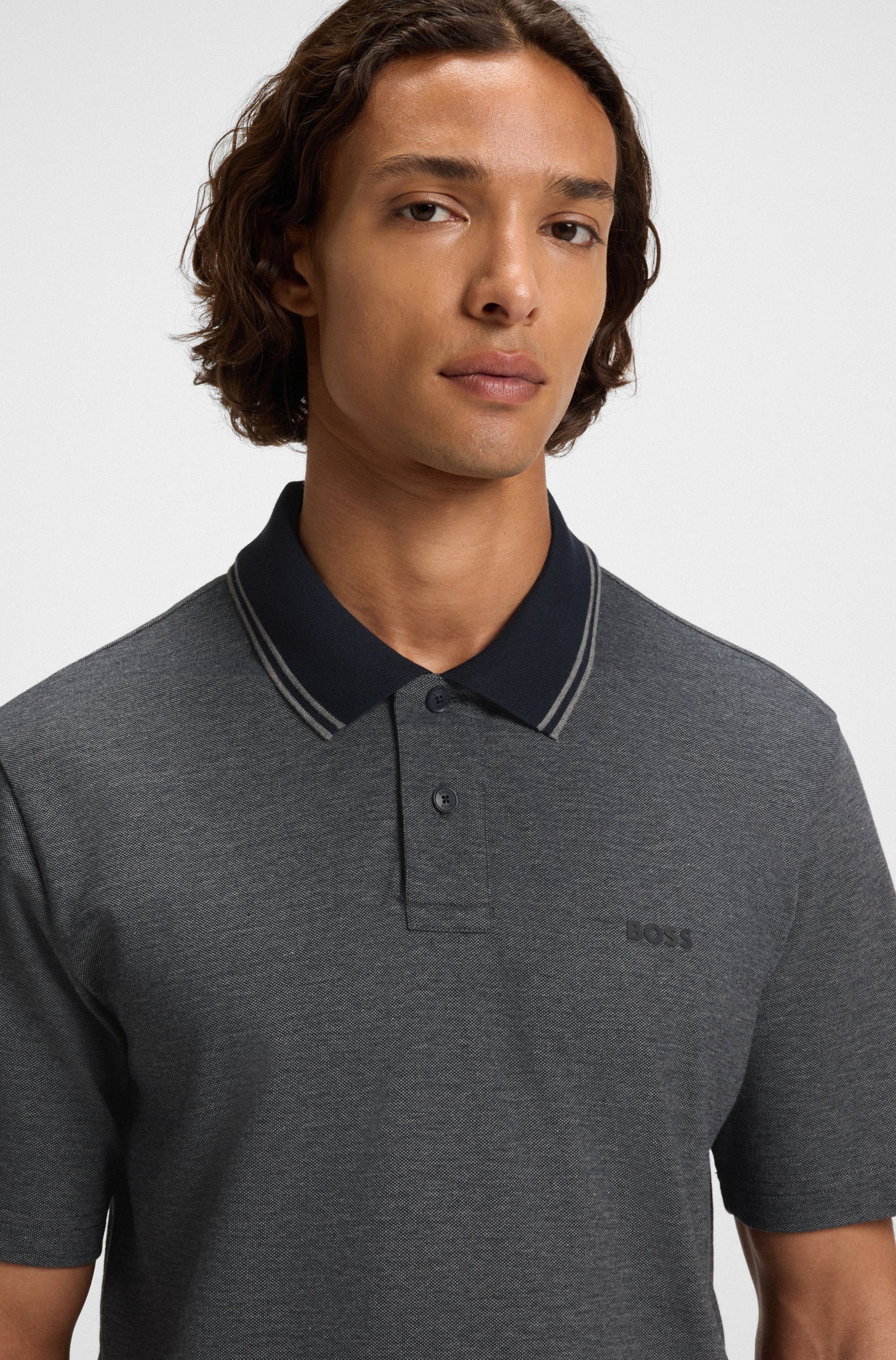 Boss Orange Poloshirt PeoxfordNew met een polokraag