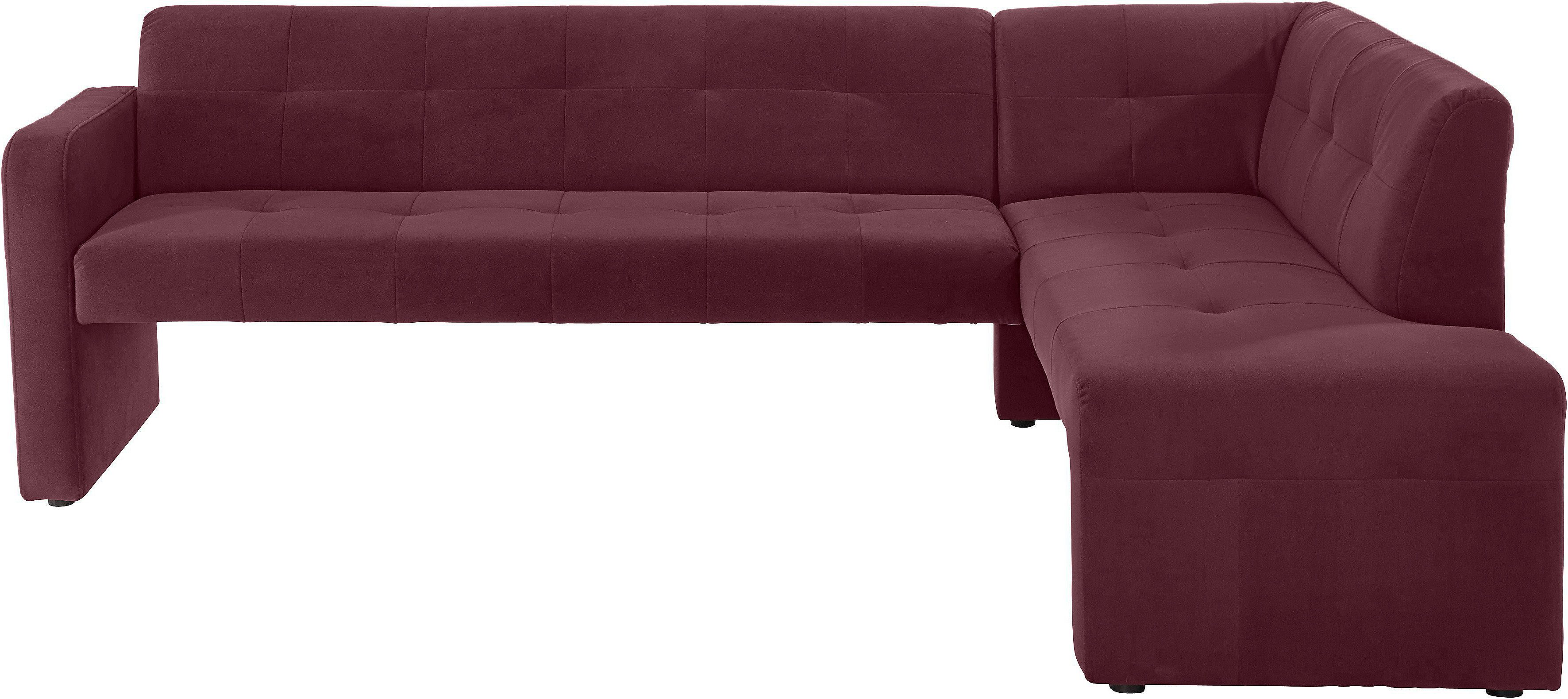 exxpo - sofa fashion Hoekbank Barista, comfortabel en elegant, hoge bodemvrijheid, moderne zit- en rugverwerking, vrij in de ruimte te plaatsen