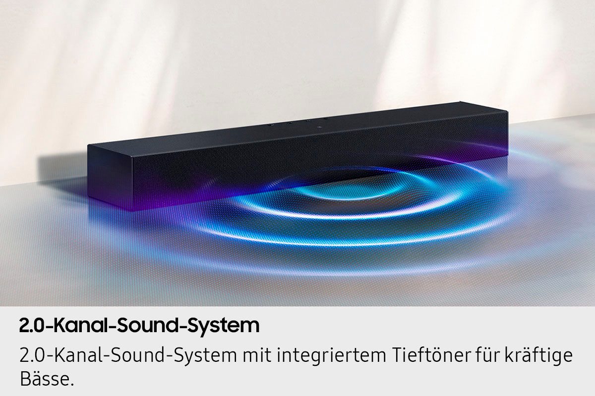 Samsung Soundbar HW-B410GF soundbar 2.0-kanaal surround sound systeem, game mode, één afstandsbediening