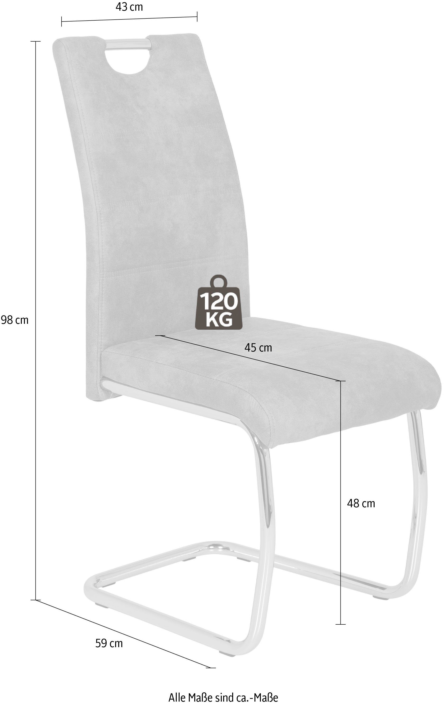 HELA Vrijdragende stoel Flora, eetkamerstoelen