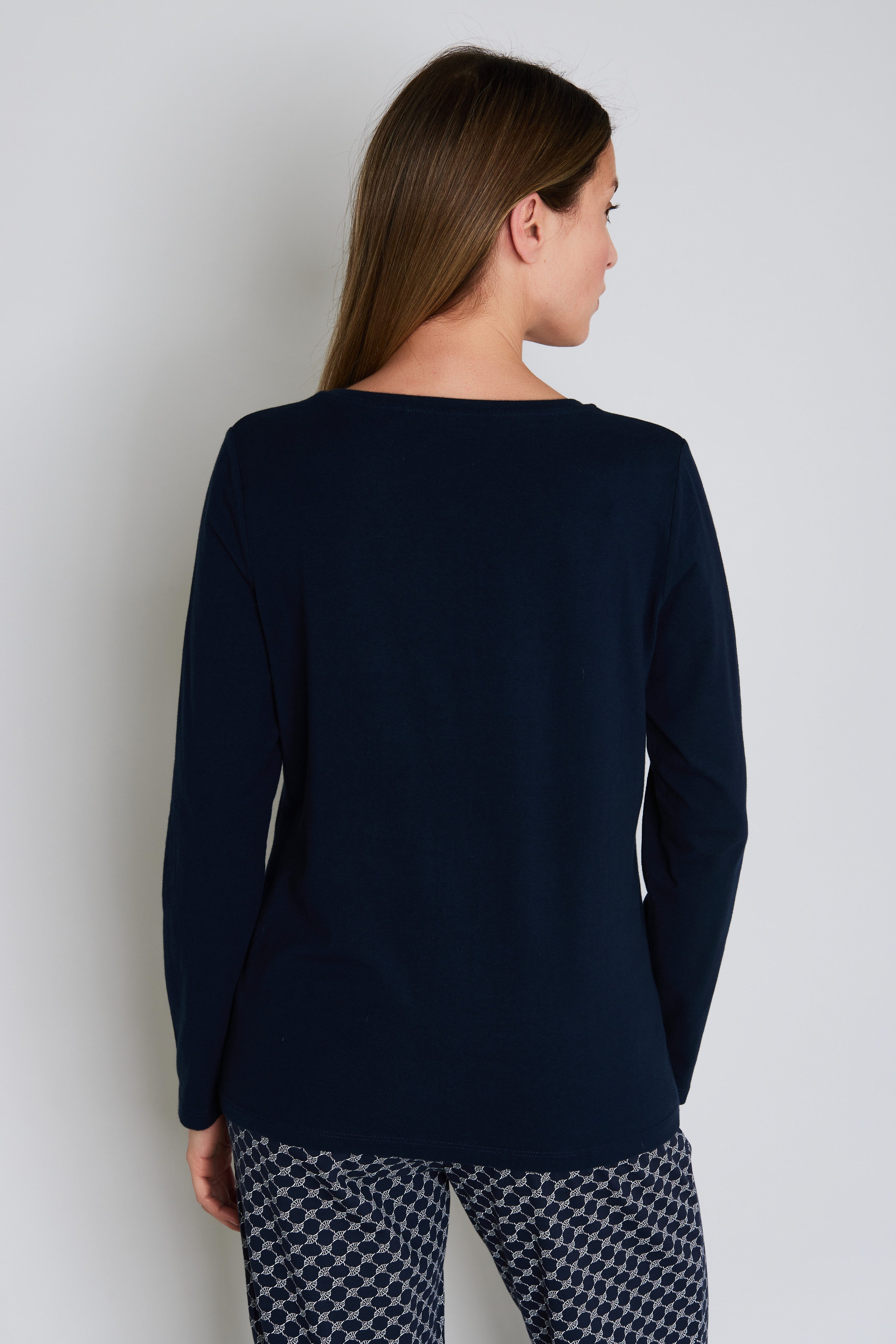 JOOP! Shirt met lange mouwen Cosy met een ronde hals