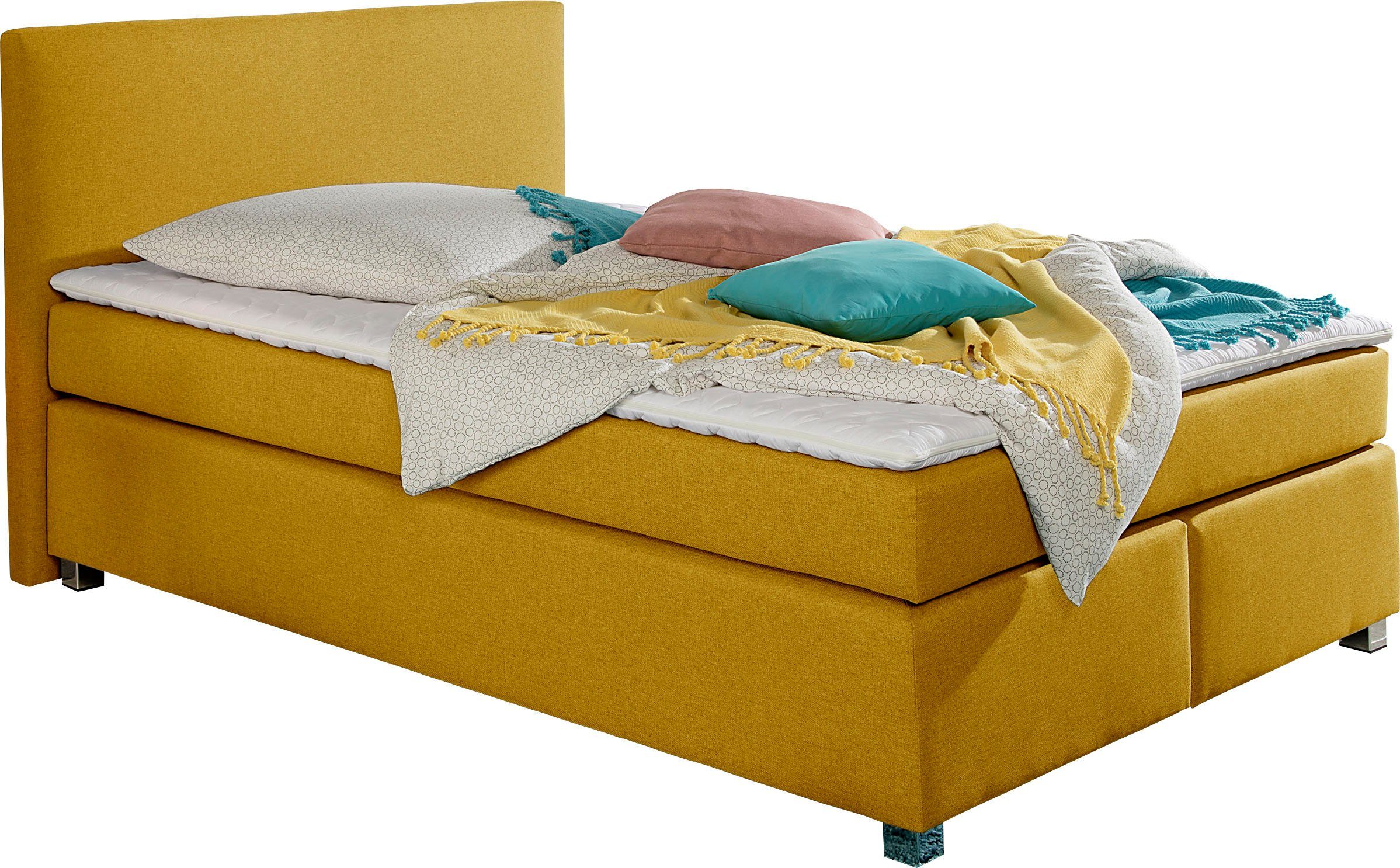 INOSIGN Boxspring Eliana incl. topmatras, in 4 breedten, 3 matrassoorten en 2 hardheden