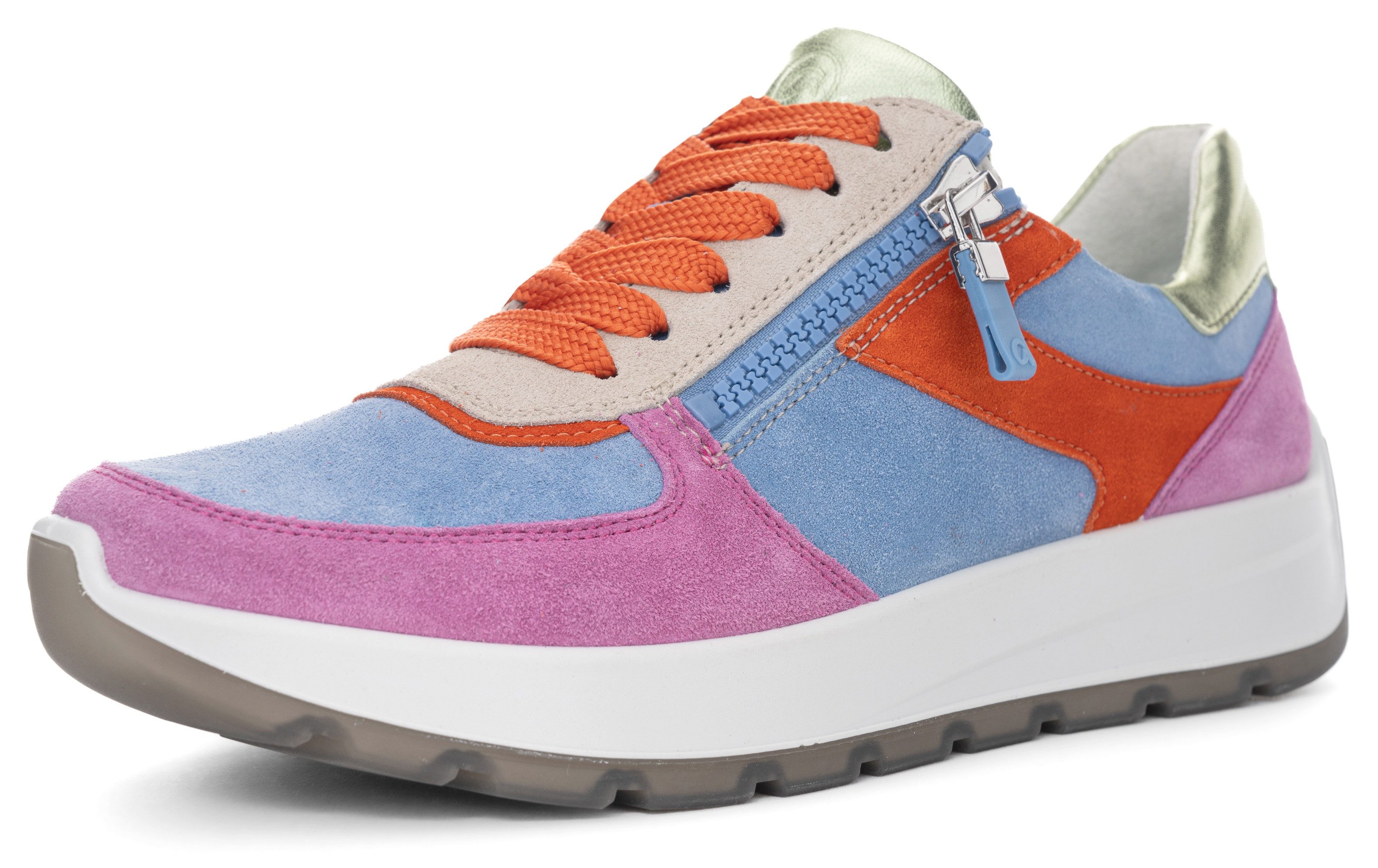 Ara Sneakers met sleehak New York , pride sneaker, veterschoen in comfortabele breedte h (= zeer breed)