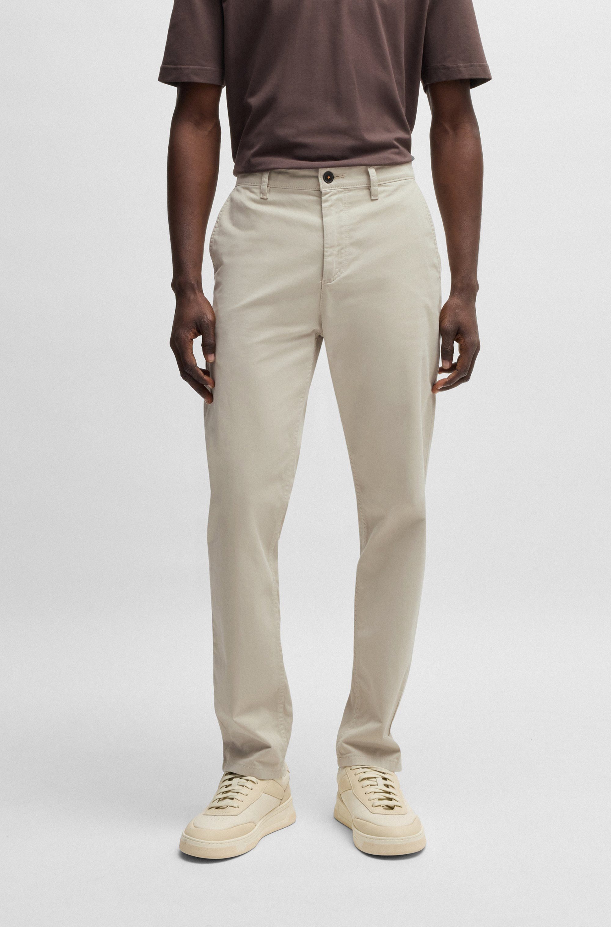 Boss Orange Chino TAPERED met boss-logo aan de achterkant