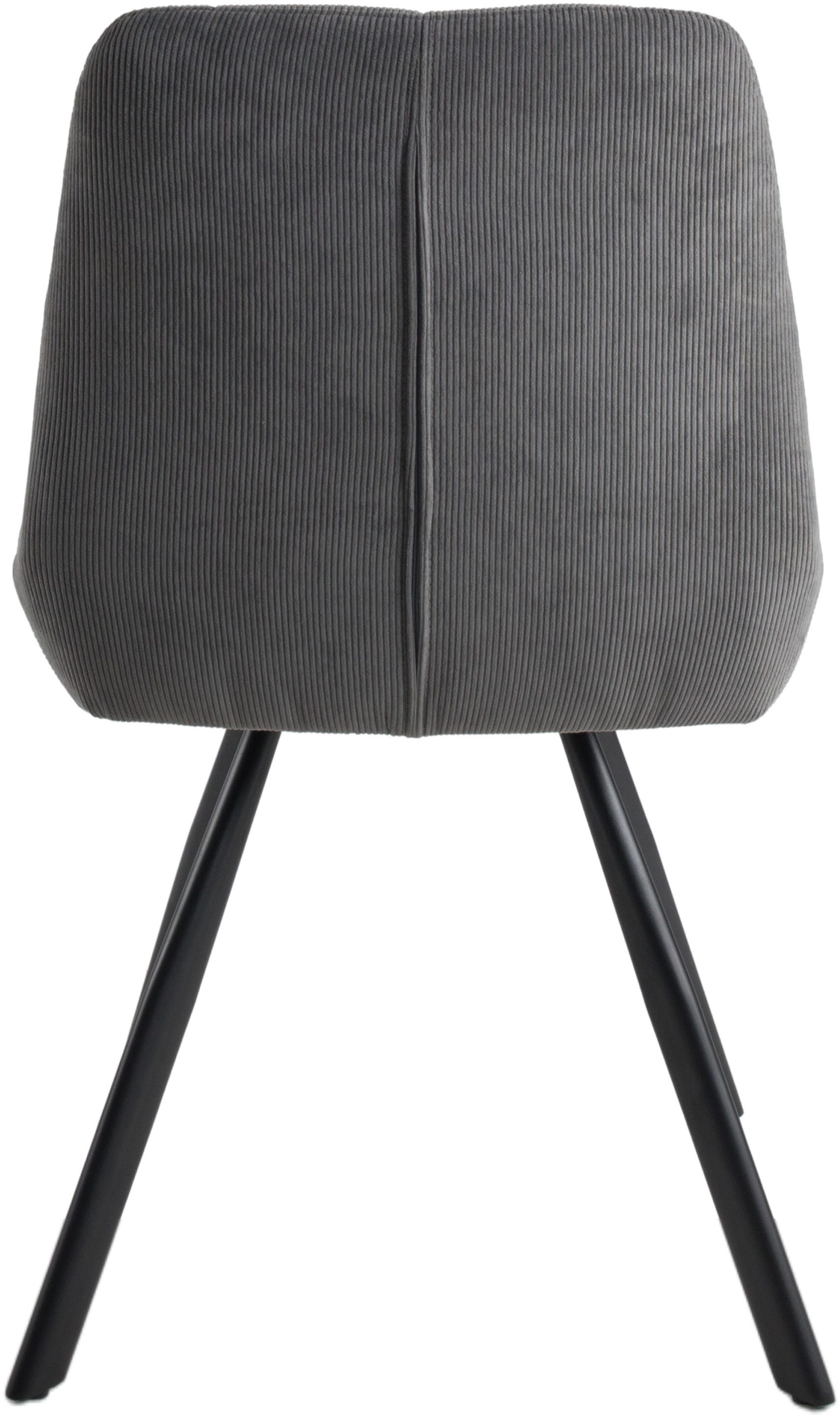 Duo Collection Eethoek Eetkamergroep Tailin & Elli Boomrandtafel, massief metalen frame, tot 100 kg belastbaar (set, 5-delig)