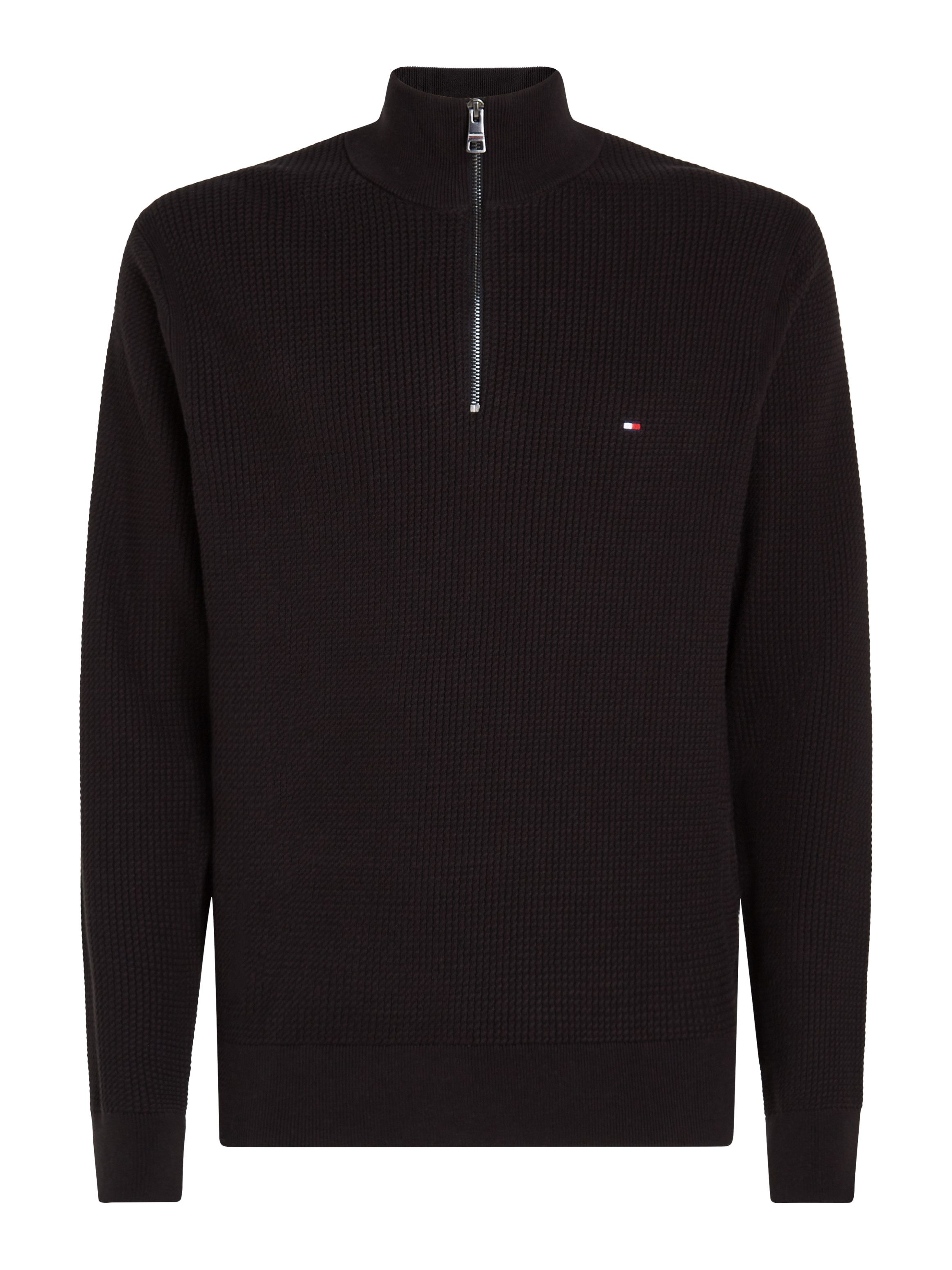 Tommy Hilfiger Schipperstrui STRUCTURE ZIP MOCK