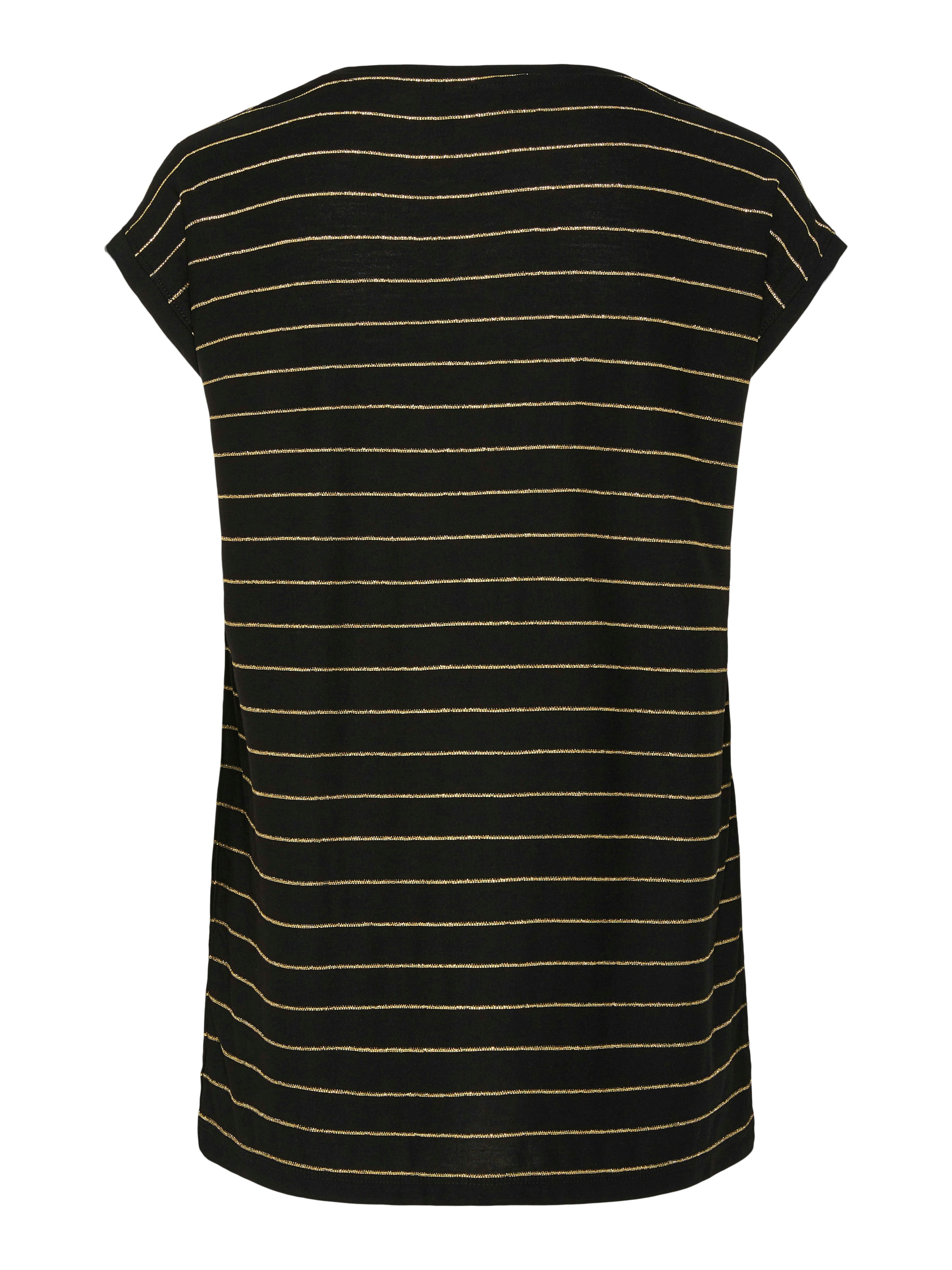 pieces T-shirt PC BILLO met glinsterstrepen