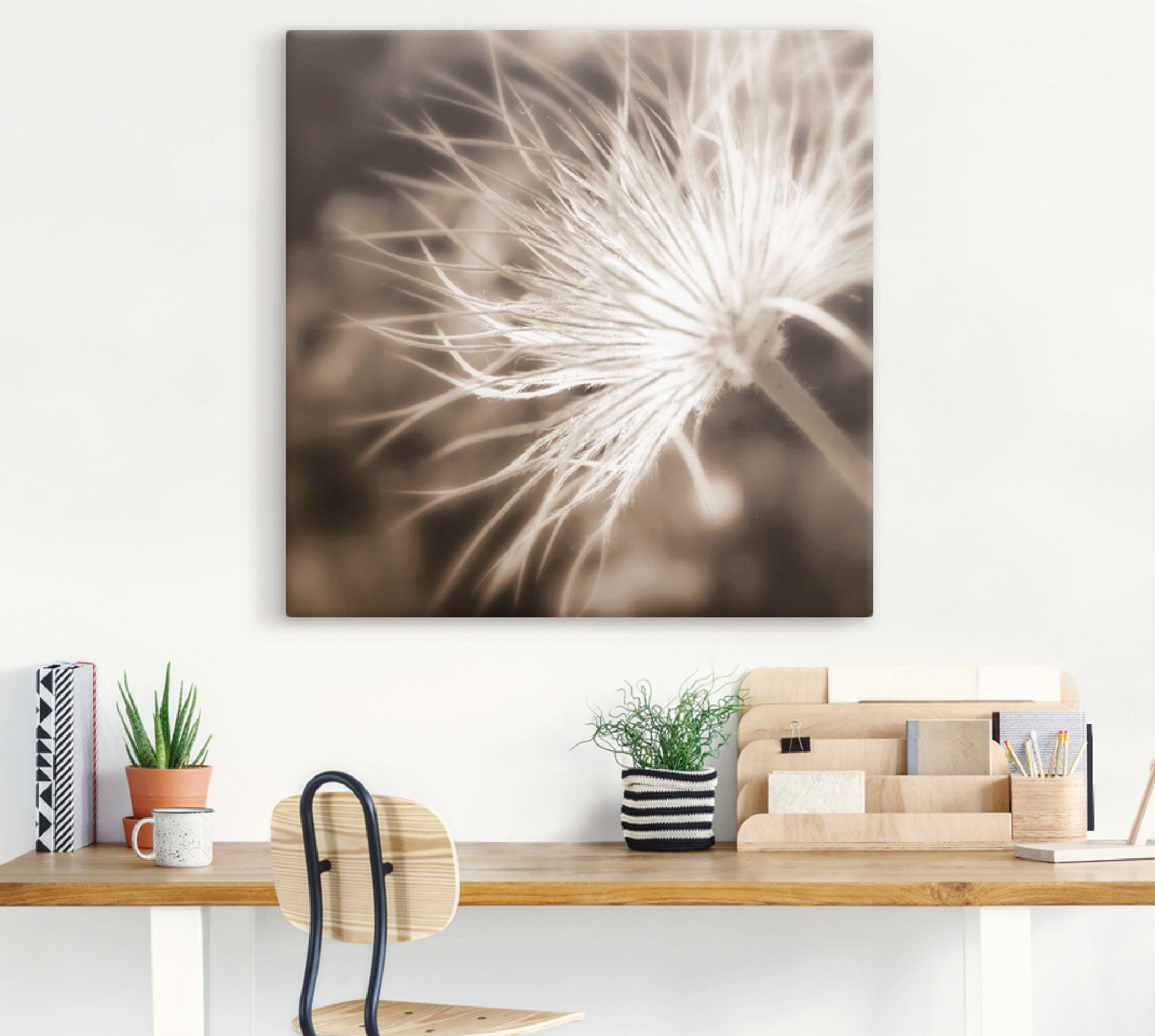 Artland Artprint Licht als een veertje als artprint op linnen, poster in verschillende formaten maten