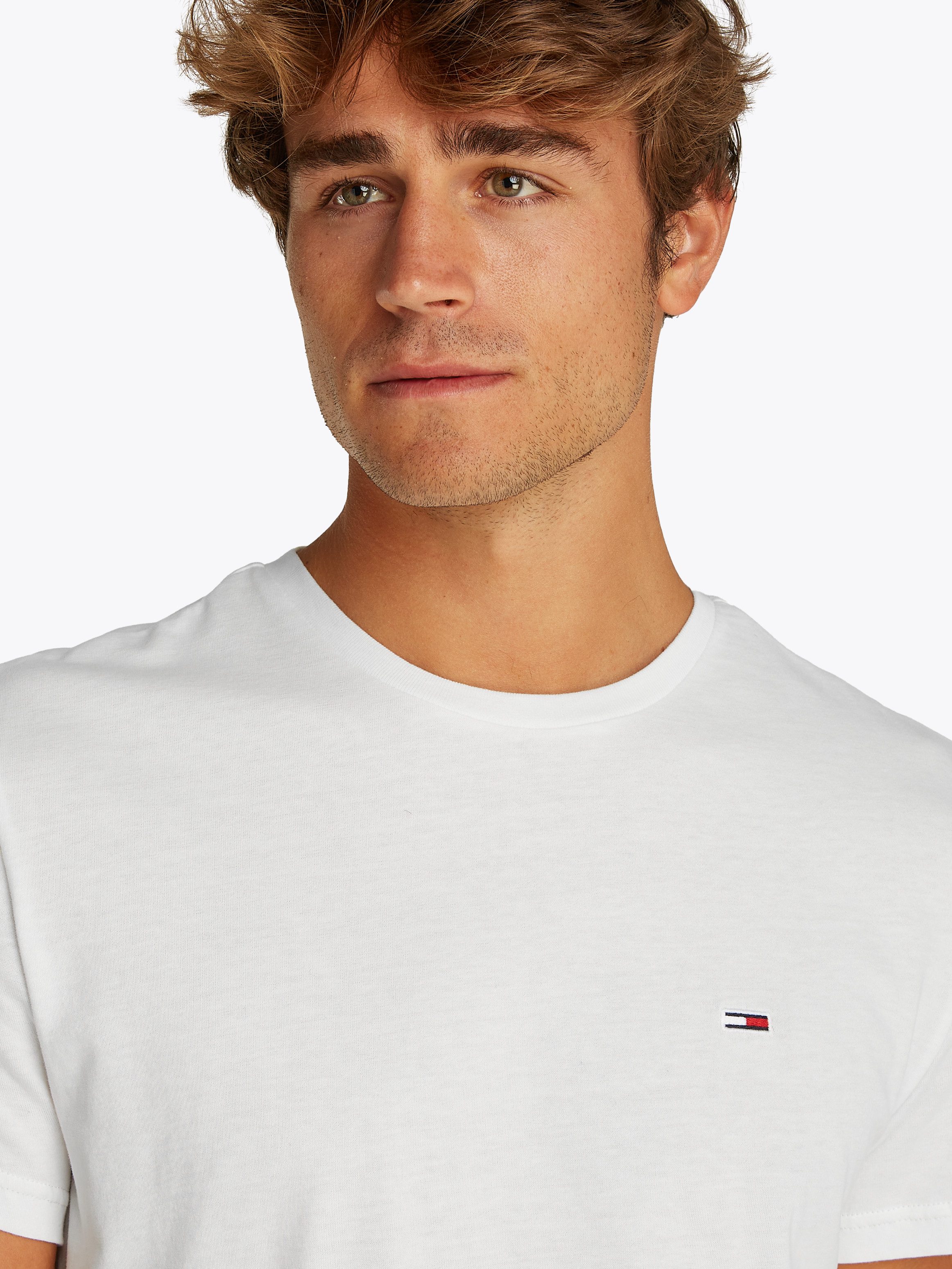 TOMMY JEANS Shirt met korte mouwen TJM SLIM 2PACK MIX TEE EXT (Set van 2)