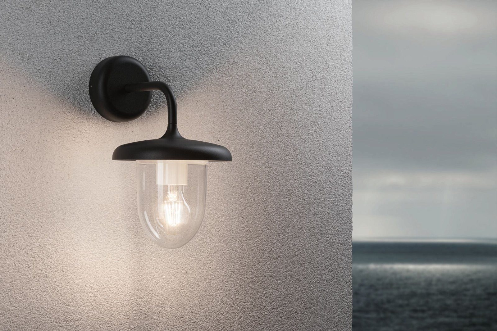 Paulmann Led-wandlamp voor buiten Vintario IP44 rond 180x250mm max. 20W 230V Antraciet Aluminium (1 stuk)