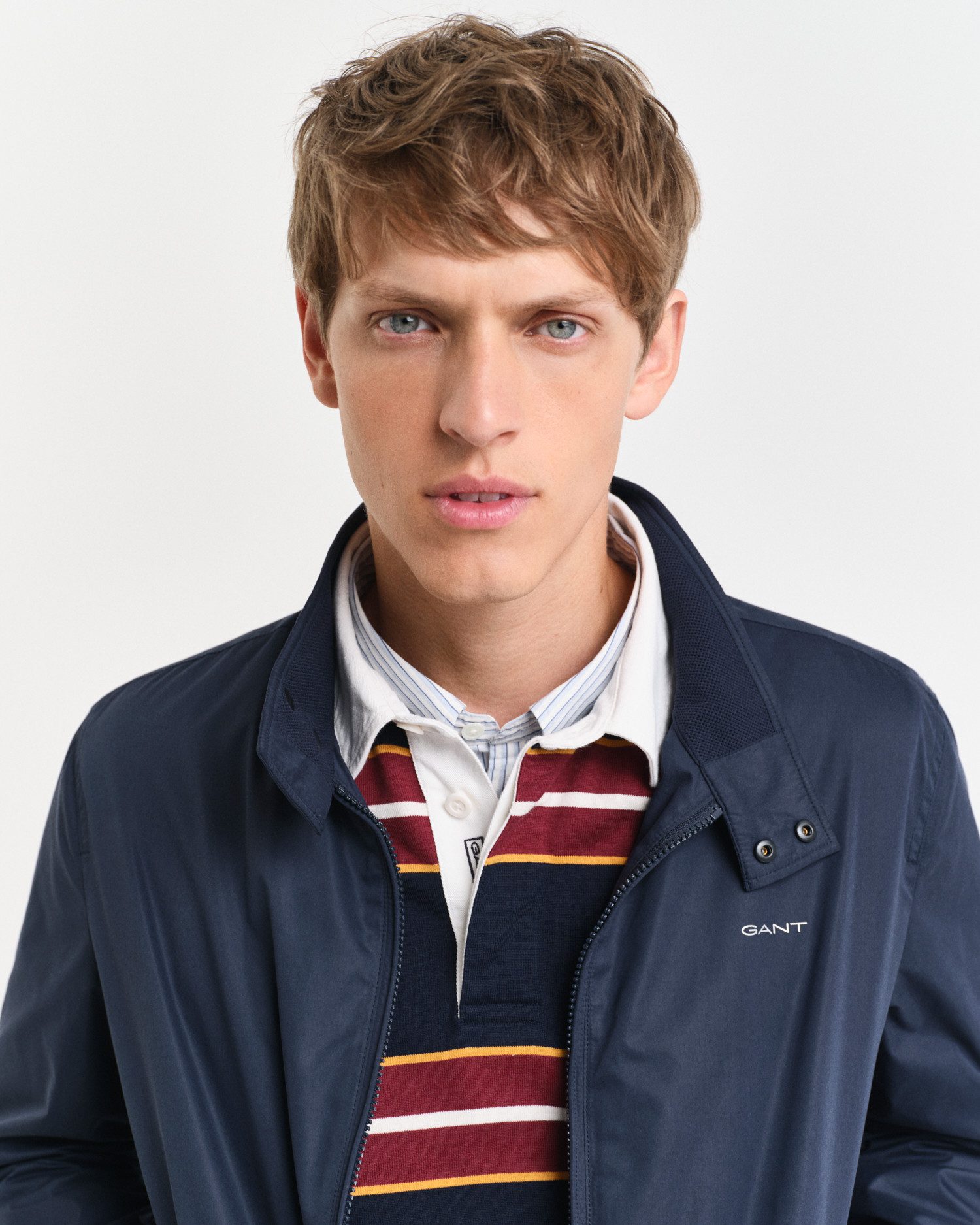 Gant Blouson Lichte getailleerde Jas weerbestendige Harrington Jas Klassiek