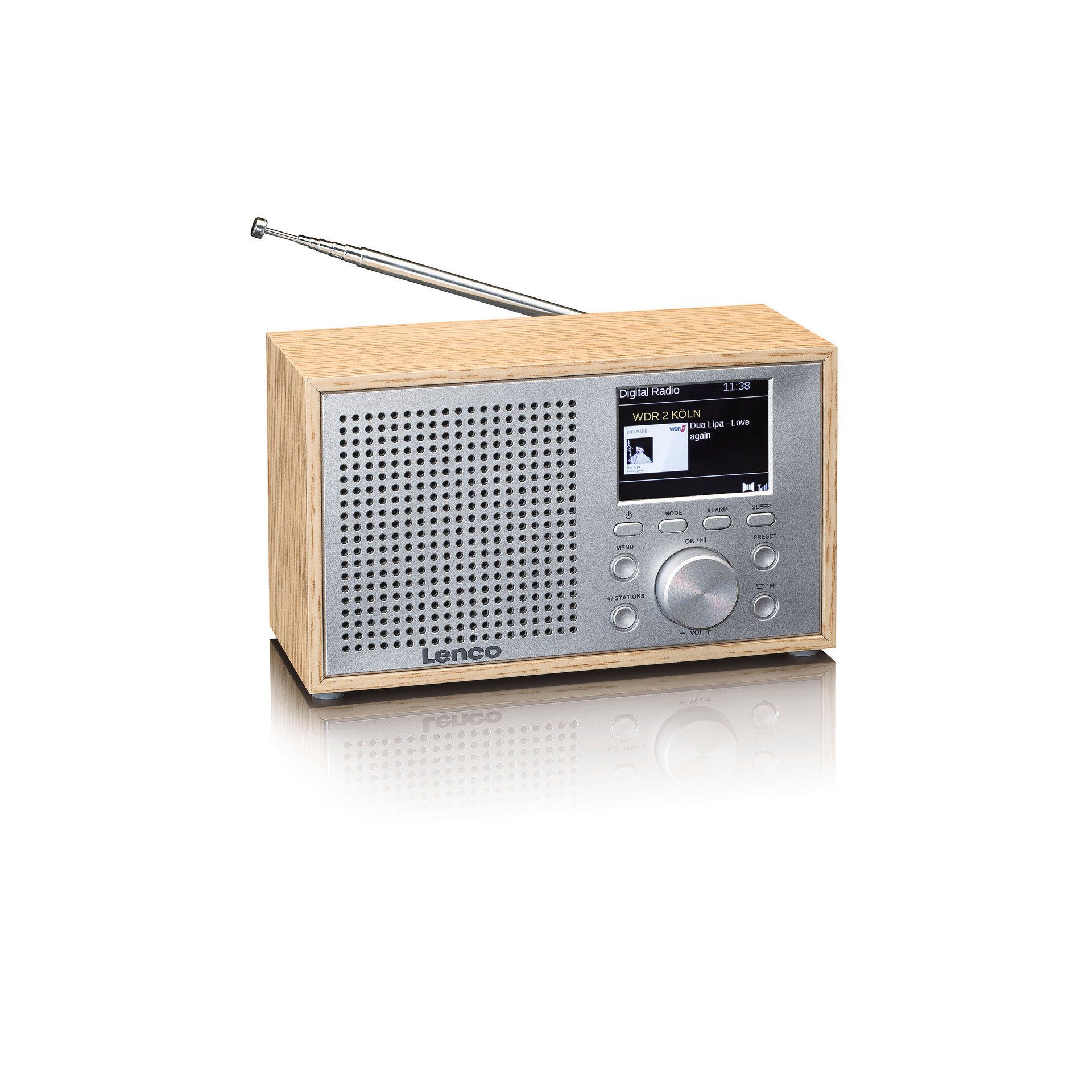 Lenco Digitale radio (DAB+) DAR-017 DAB+/FM-radio met bluetooth