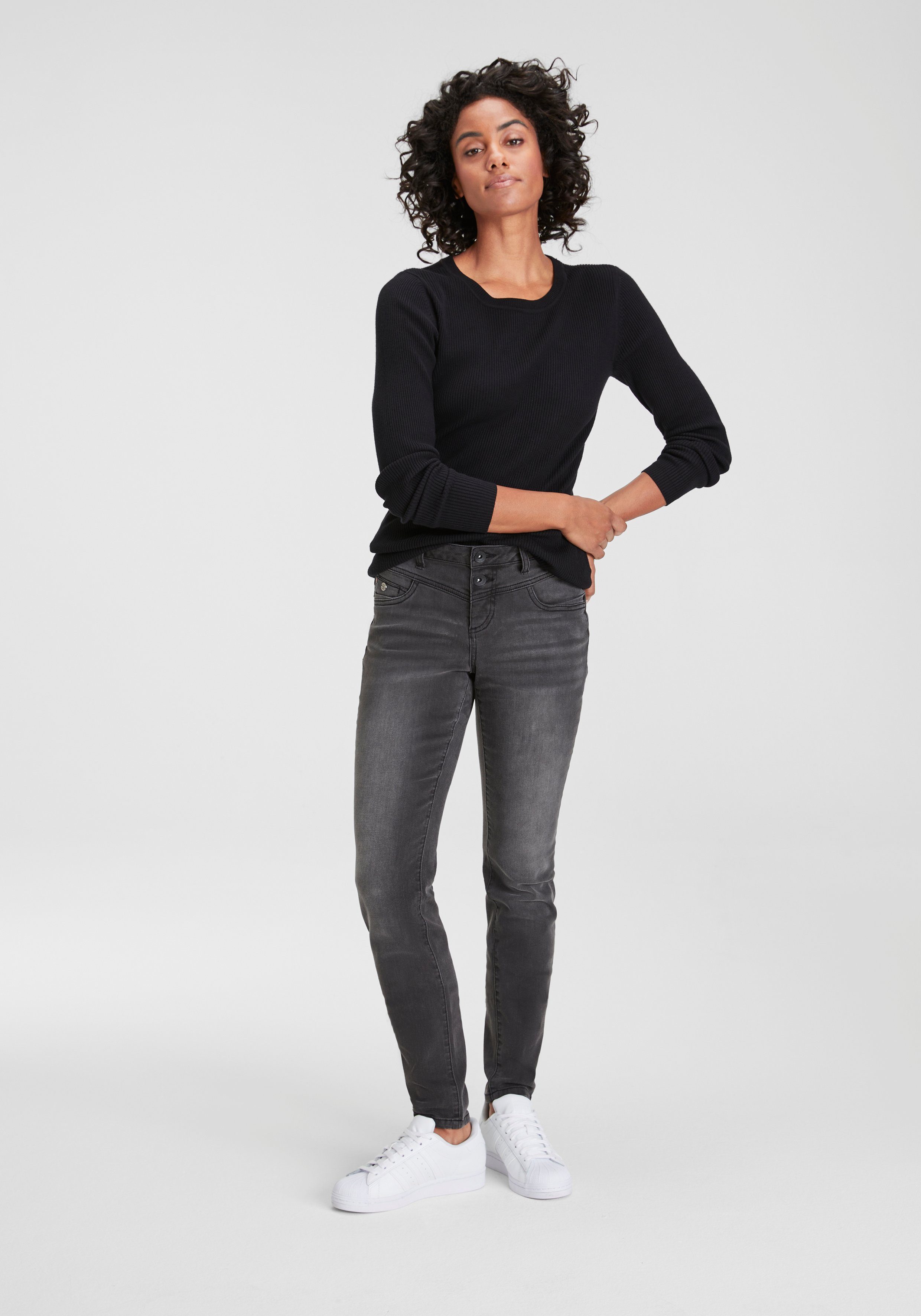 H.I.S 5-pocket jeans DjunaHS ecologische, waterbesparende productie door ozon wash