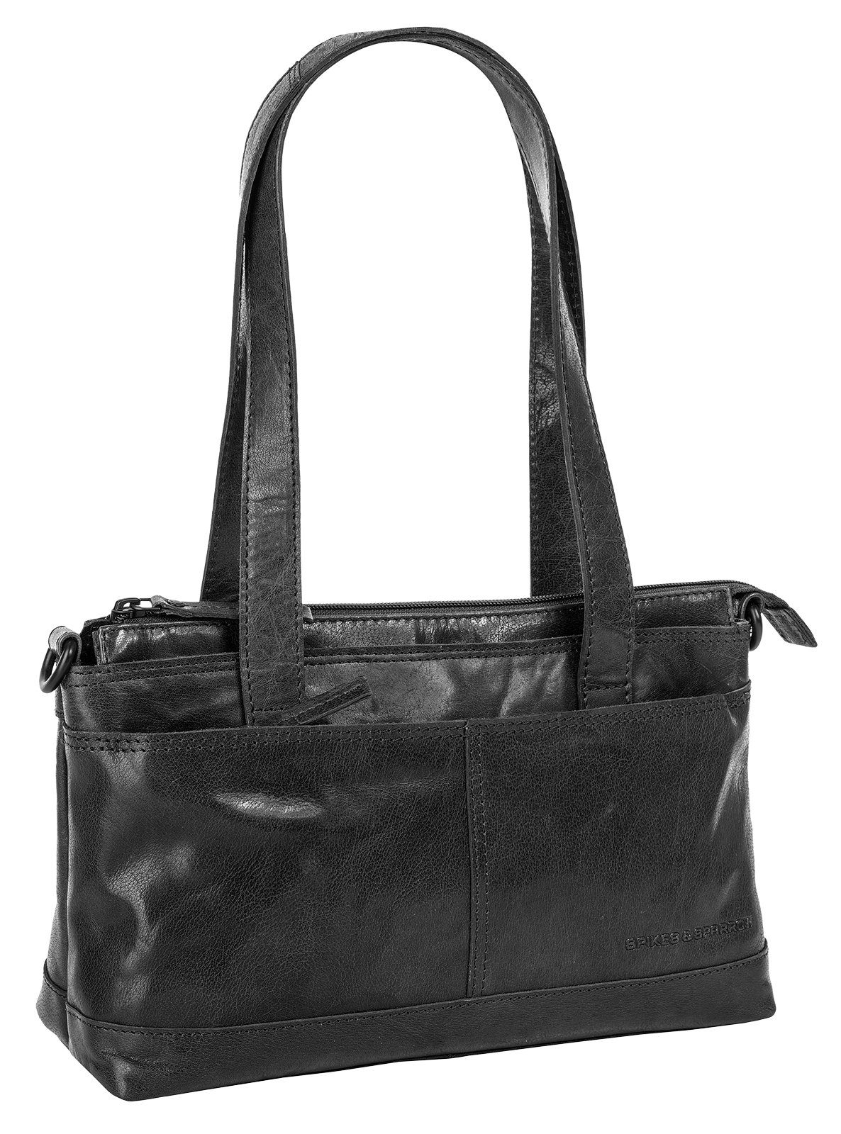Spikes & Sparrow Tas echt leder
