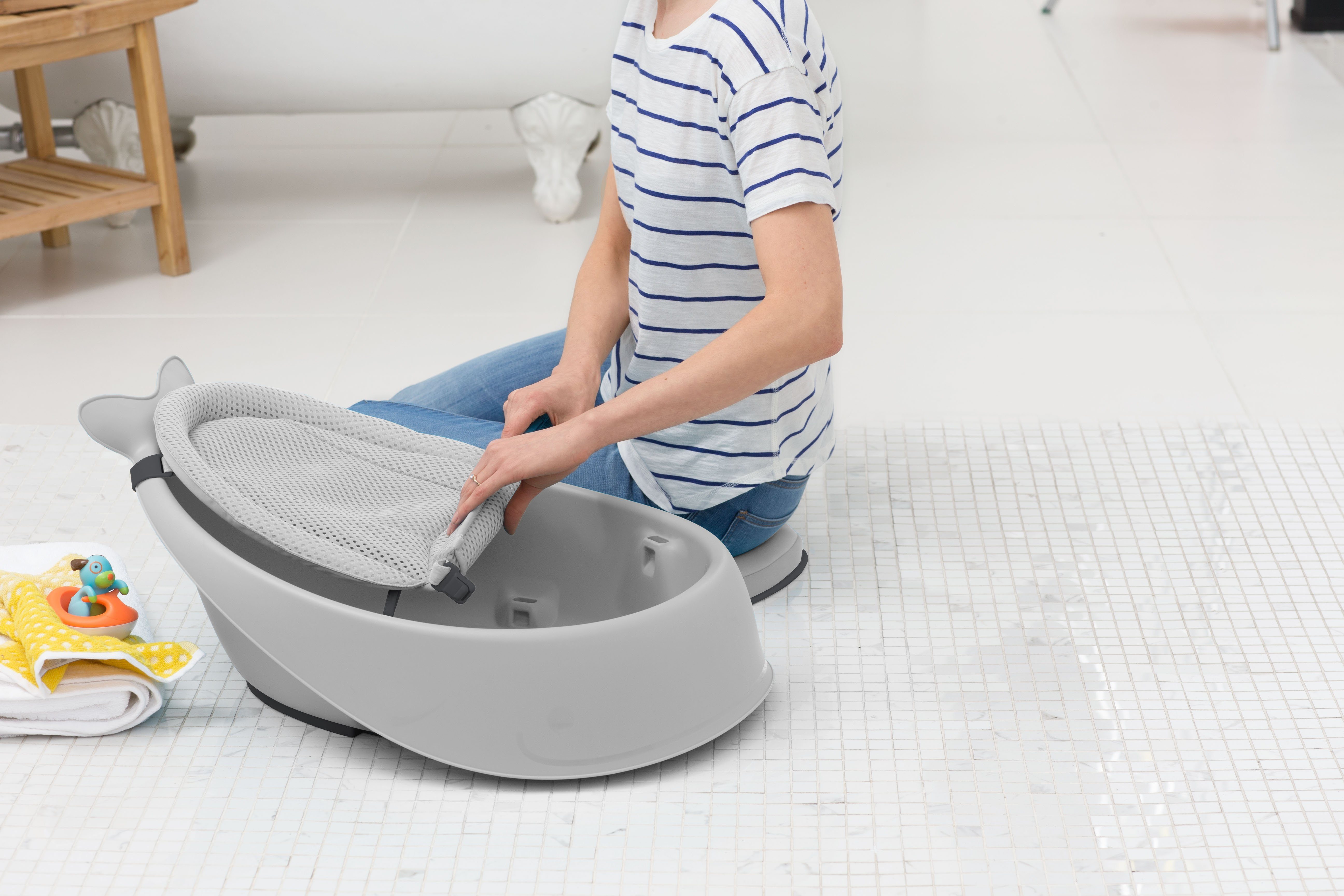 Skip Hop Babybadje Moby, grijs