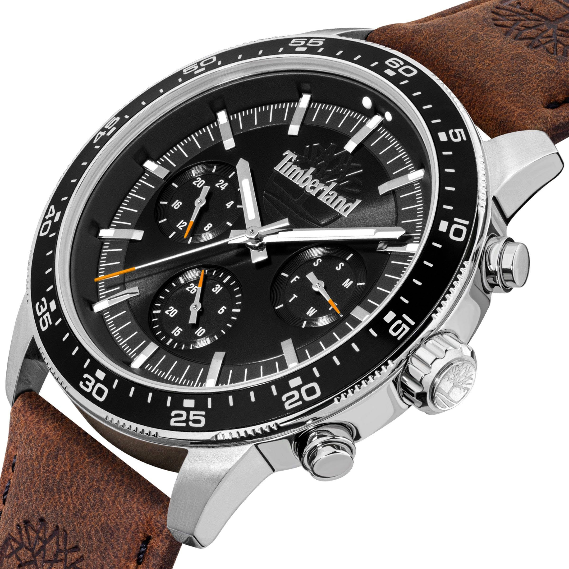 Timberland Multifunctioneel horloge PARKMAN Horloge, quartzhorloge, herenhorloge, datum