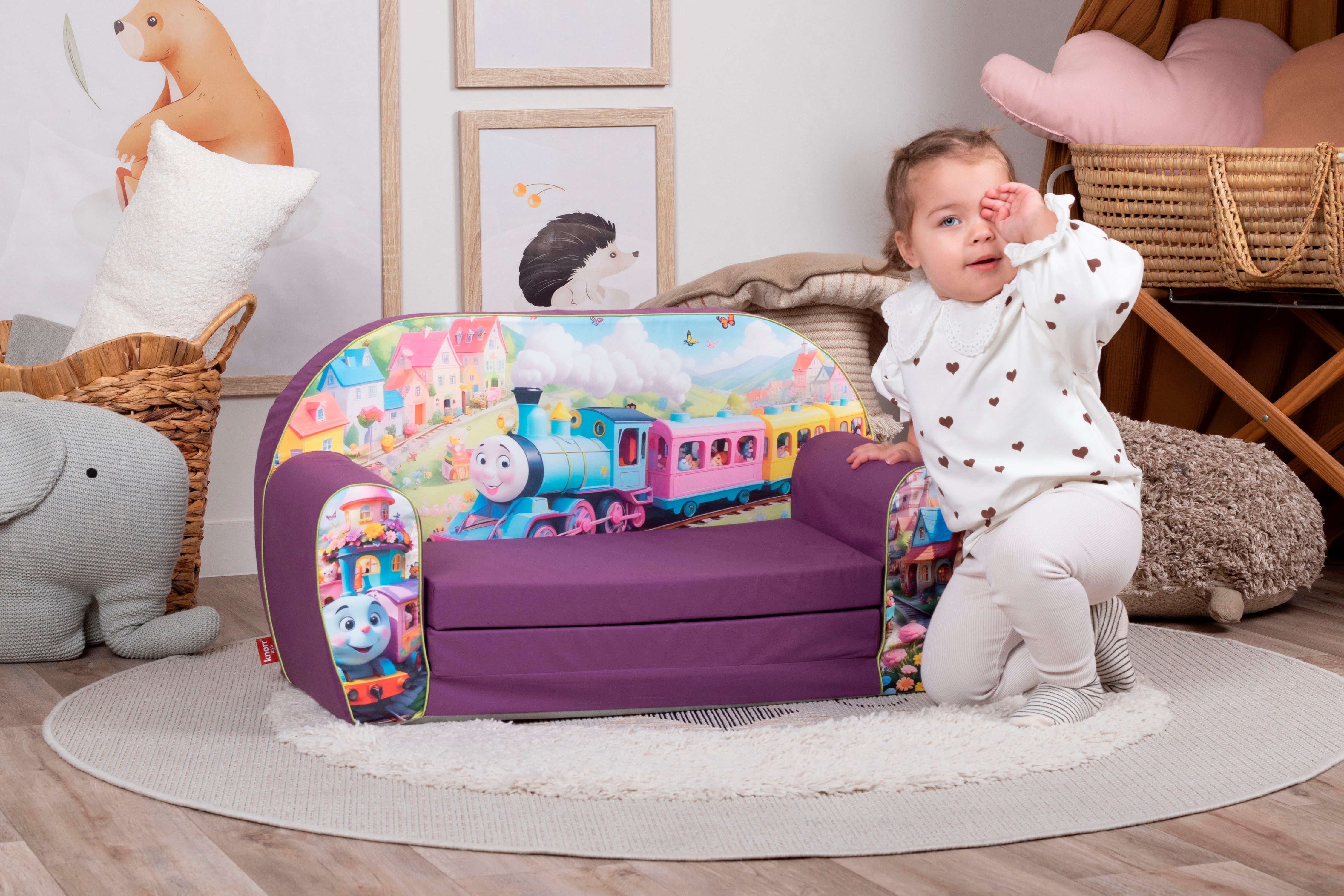 Knorrtoys® Bank Happy train voor kinderen, made in europe