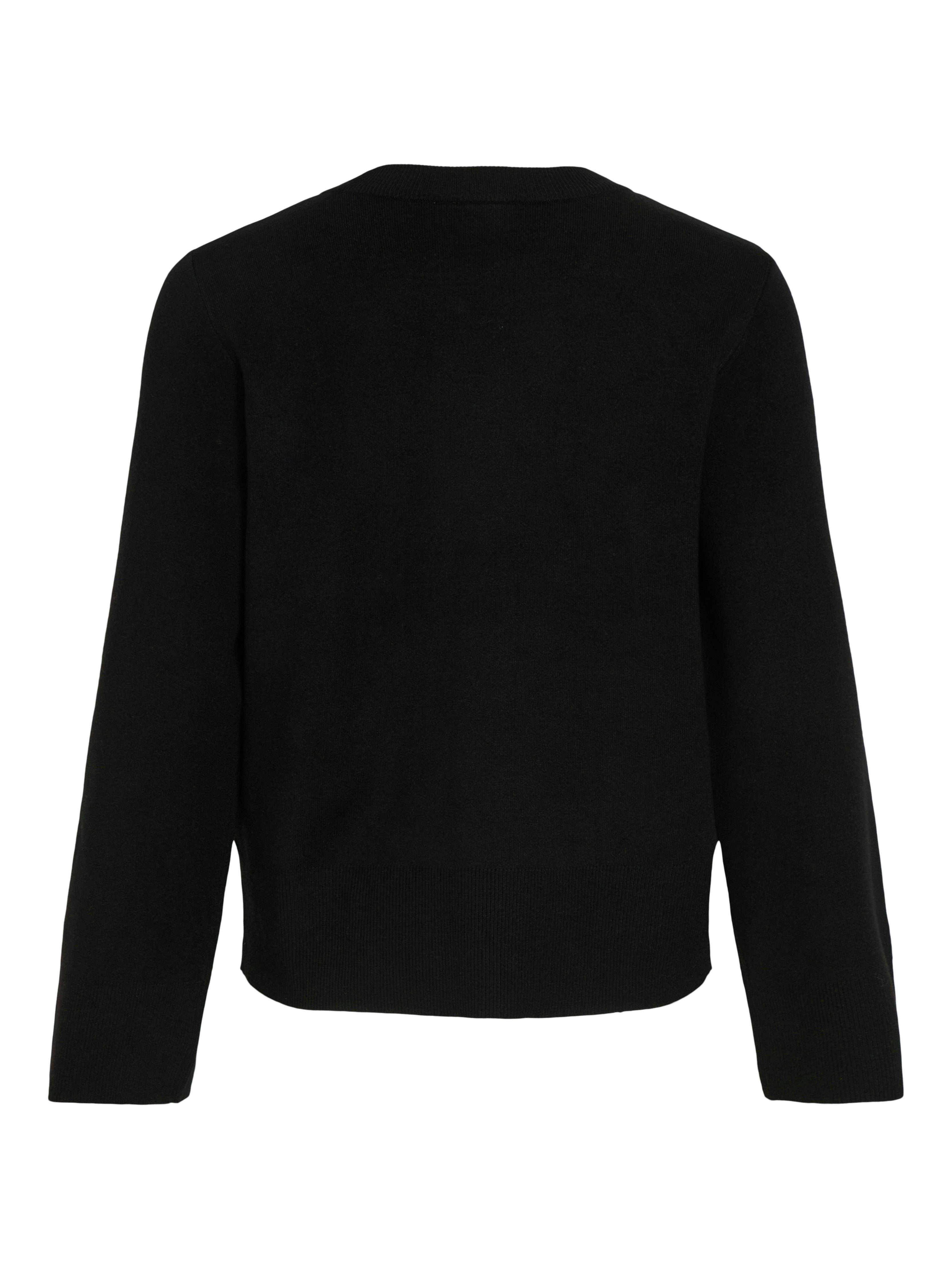 Vila Trui met ronde hals VICASSIE O-NECK L/S KNIT TOP - NOOS