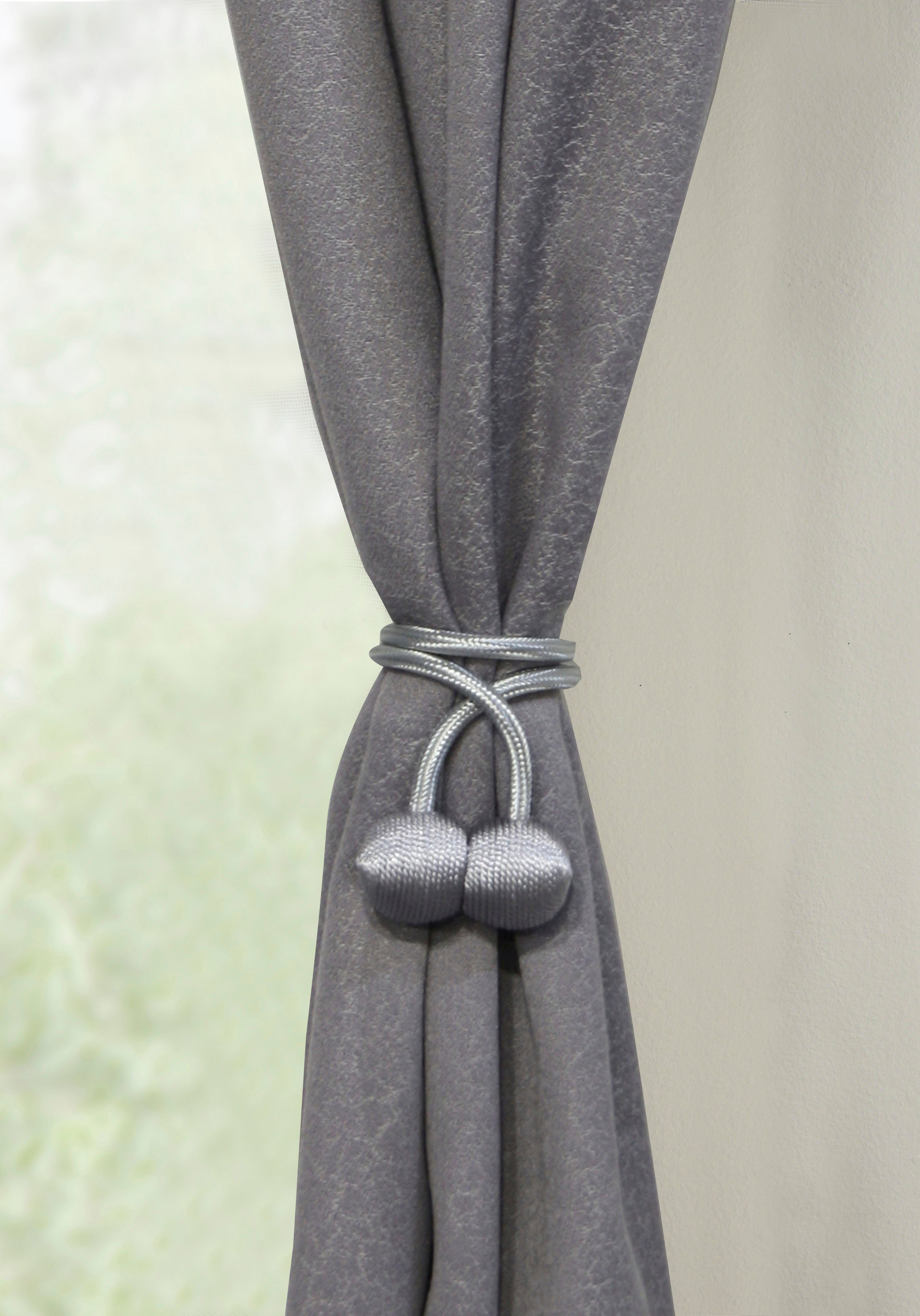GARDINIA Embrasse Flex-S met magneet veelsoortige aanbrengmogelijkheden (2 stuks)