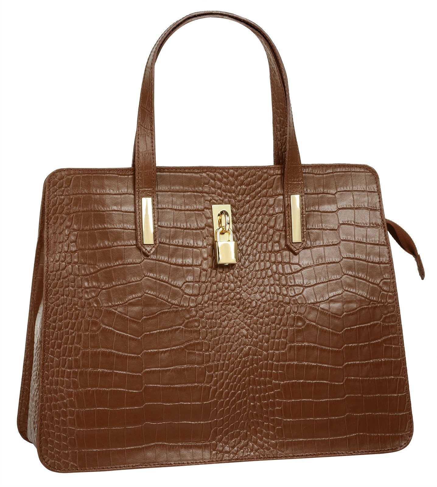 Cluty Tas echt leer, made in italy