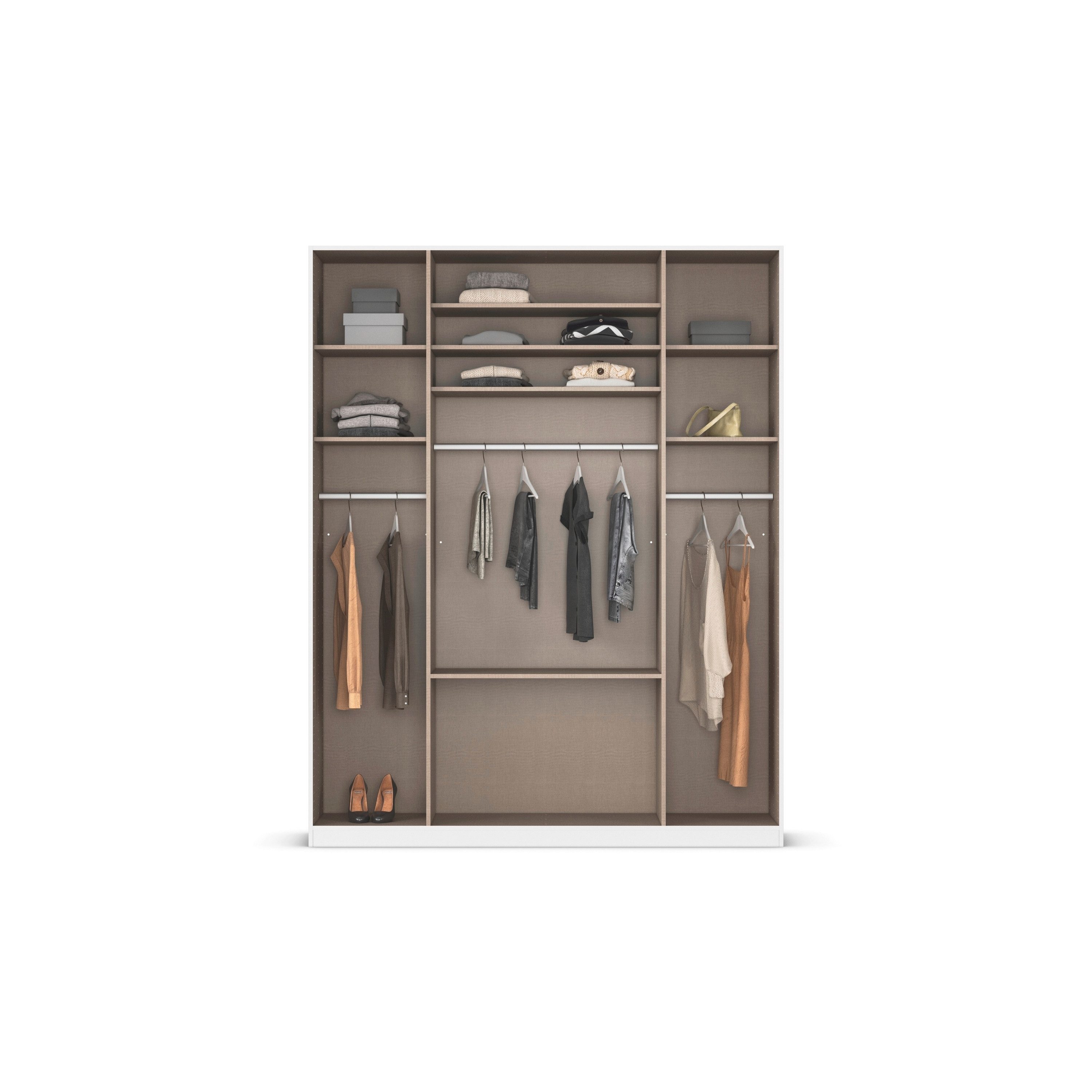 rauch Draaideurkast Kledingkasten kast garderobe AGORDO met glazen front