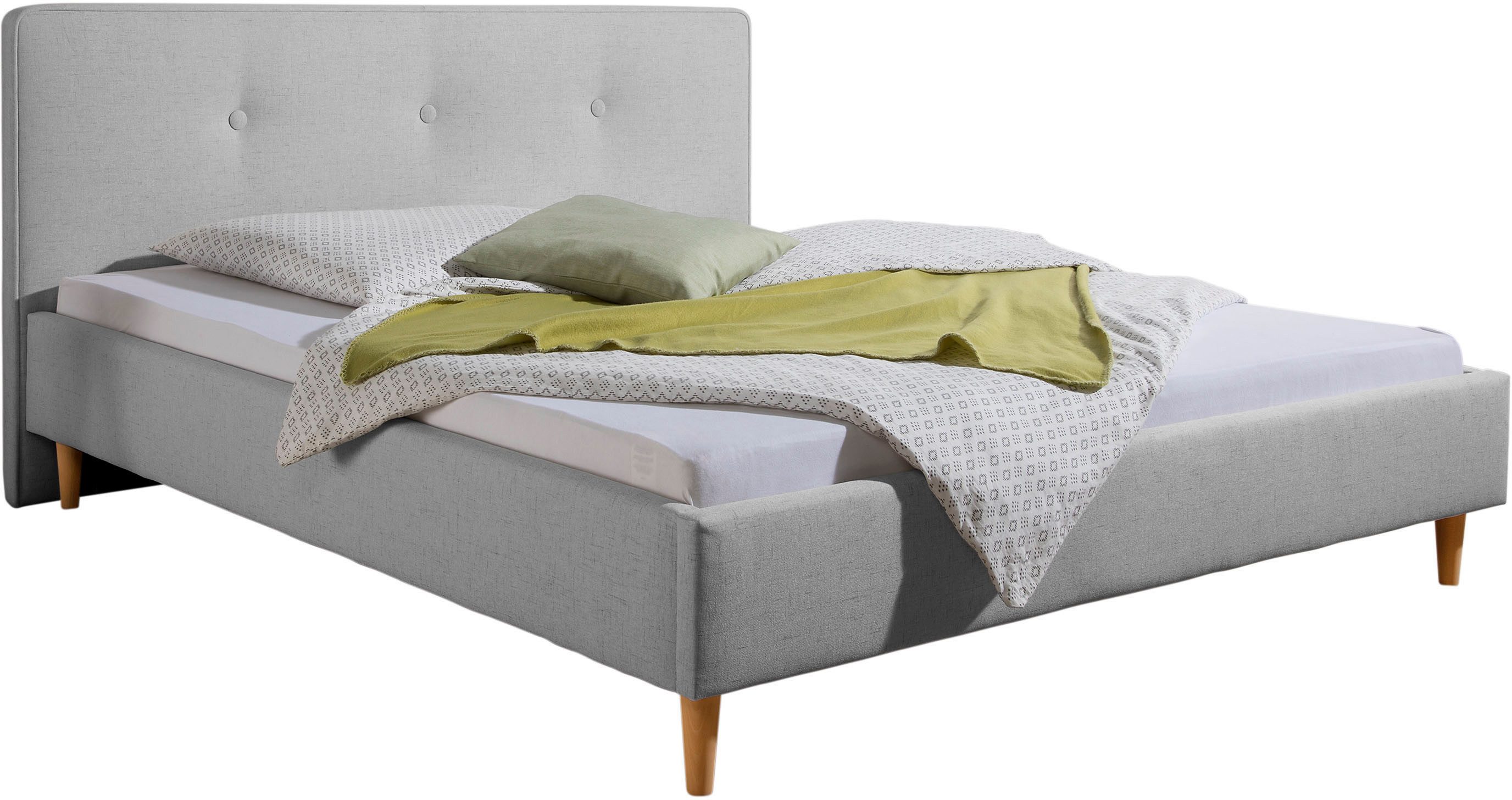 Maintal Gestoffeerd bed Lonepine Zijkanten van het bed zelf te monteren, zonder bedkist