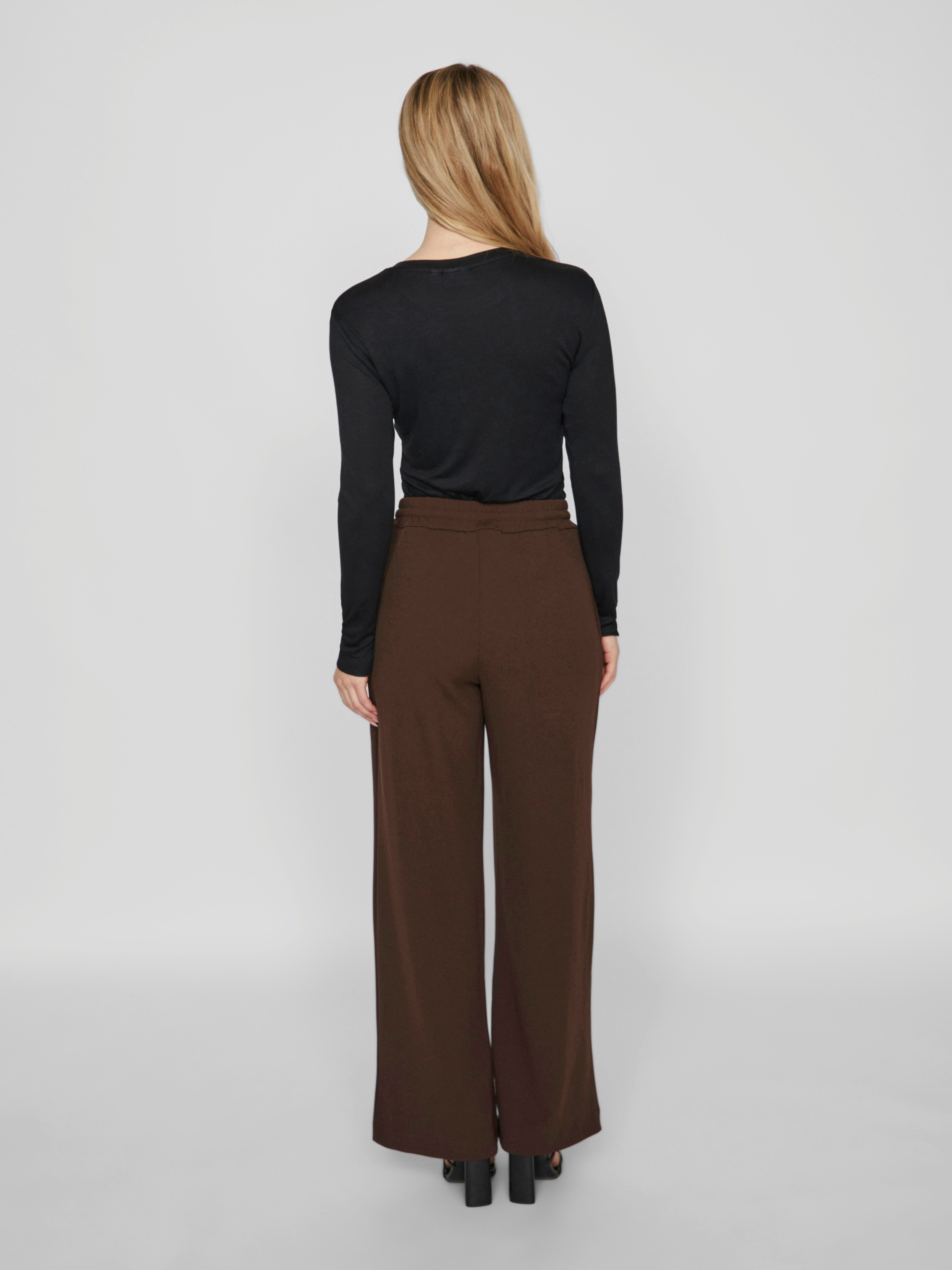 Vila Comfortbroek VICLUA HW WIDE PANTS-NOOS