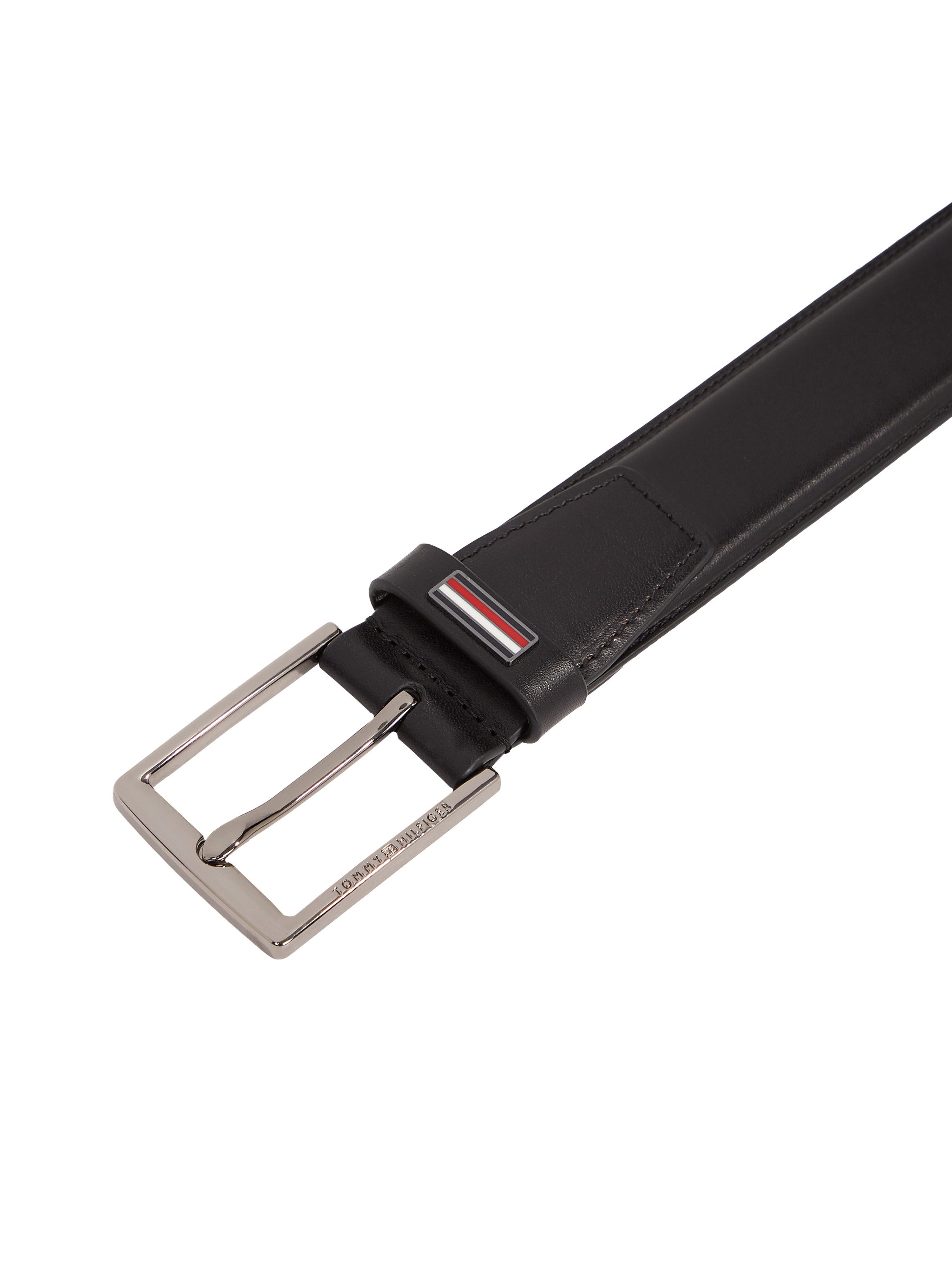Tommy Hilfiger Leren riem Business 3.5 cm met een logo-opschrift