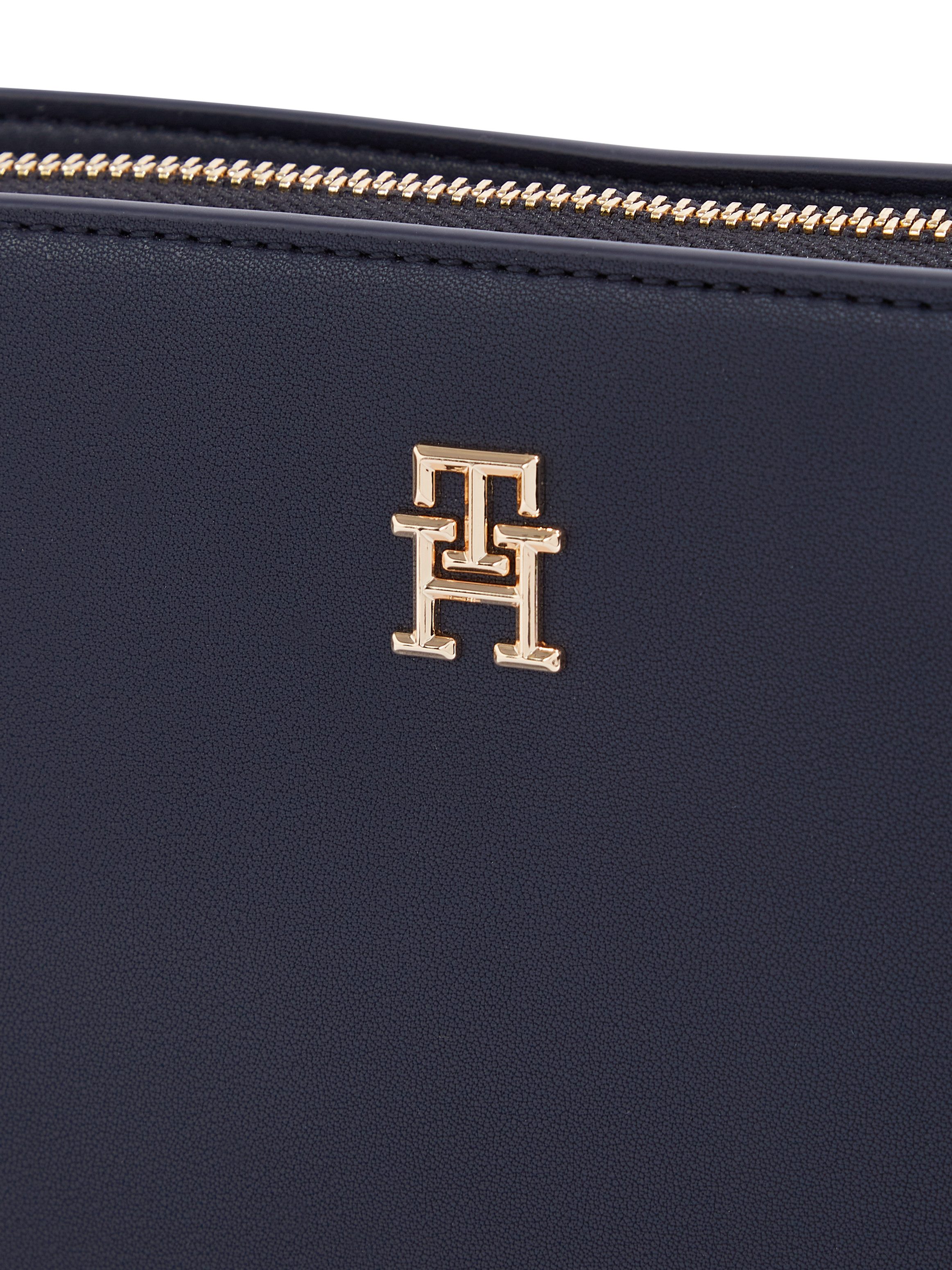 Tommy Hilfiger Camerazak TH LOGOTAPE CAMERA BAG , dames schoudertas, minibag, schoudertas met th-logo-embleem