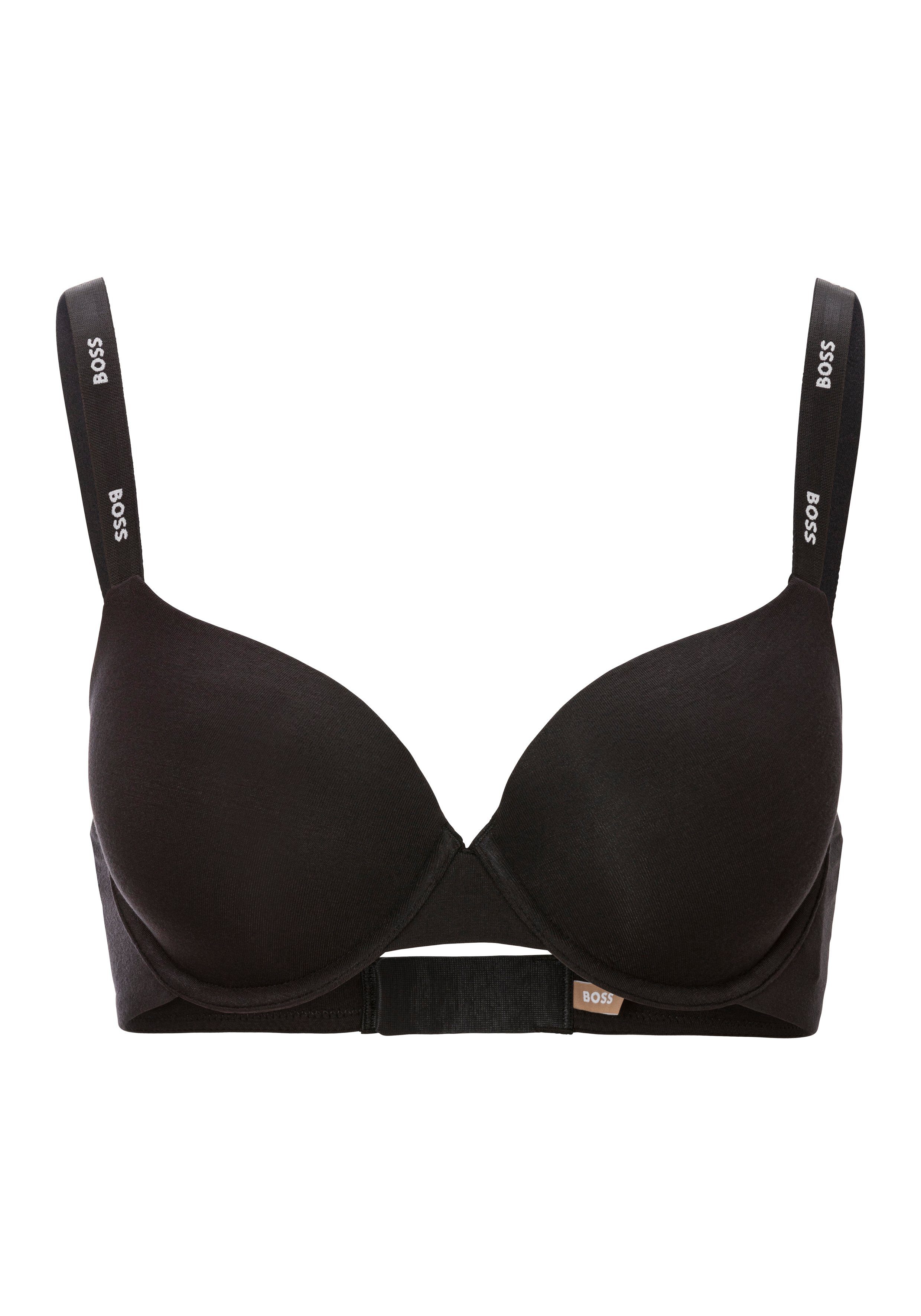 BOSS Beugel-bh UNDERWIRE BRA CI met boss tekst op de schouderbanden