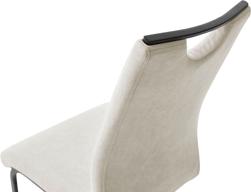 MCA furniture Vrijdragende stoel MCA DERESINA sledestoel met handgreep (4-set), schommelstoelen met handgreep, comfort zithoogte van ca. 48 cm