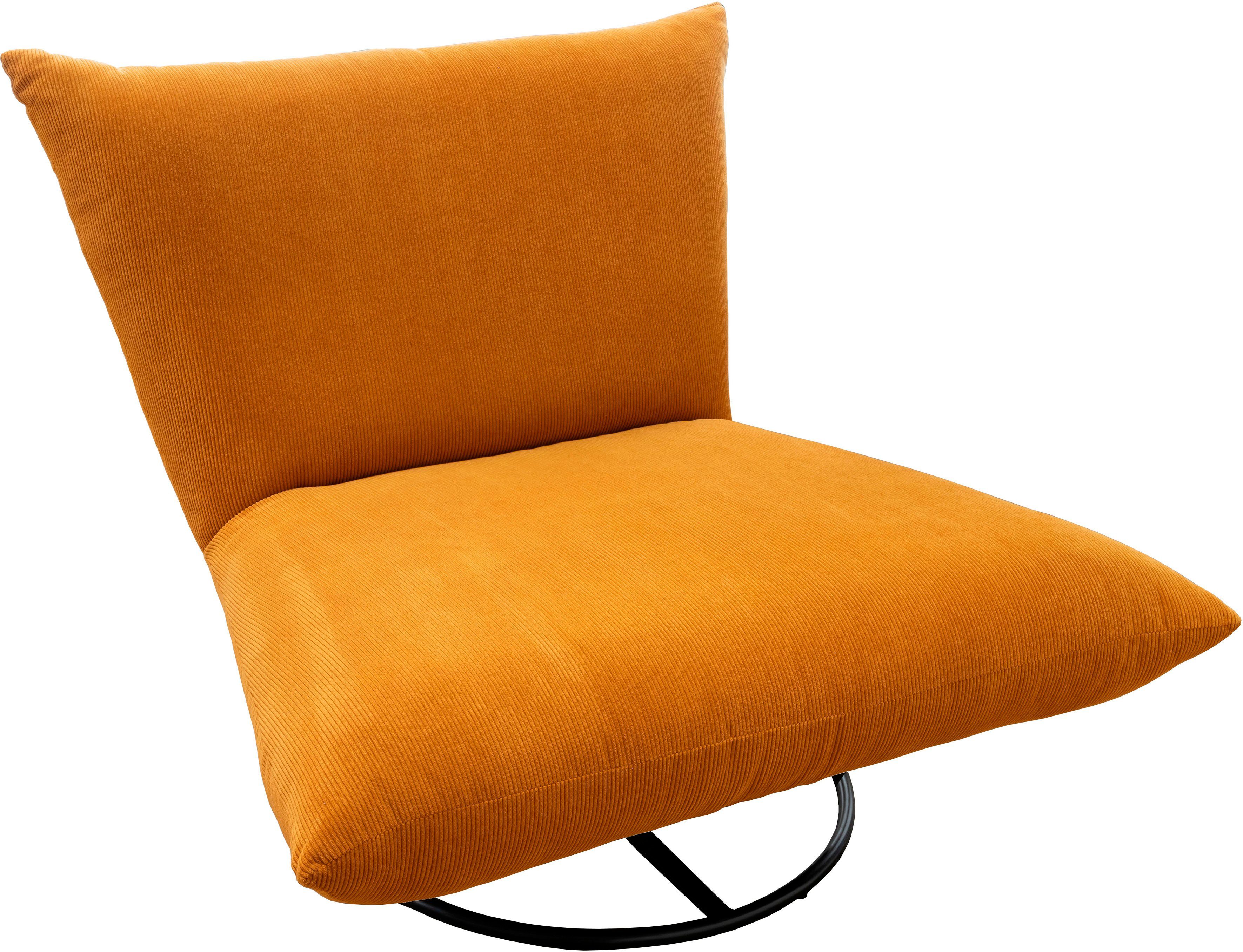 INOSIGN Draaibare fauteuil Cremona 360° draaibaar met metalen voet