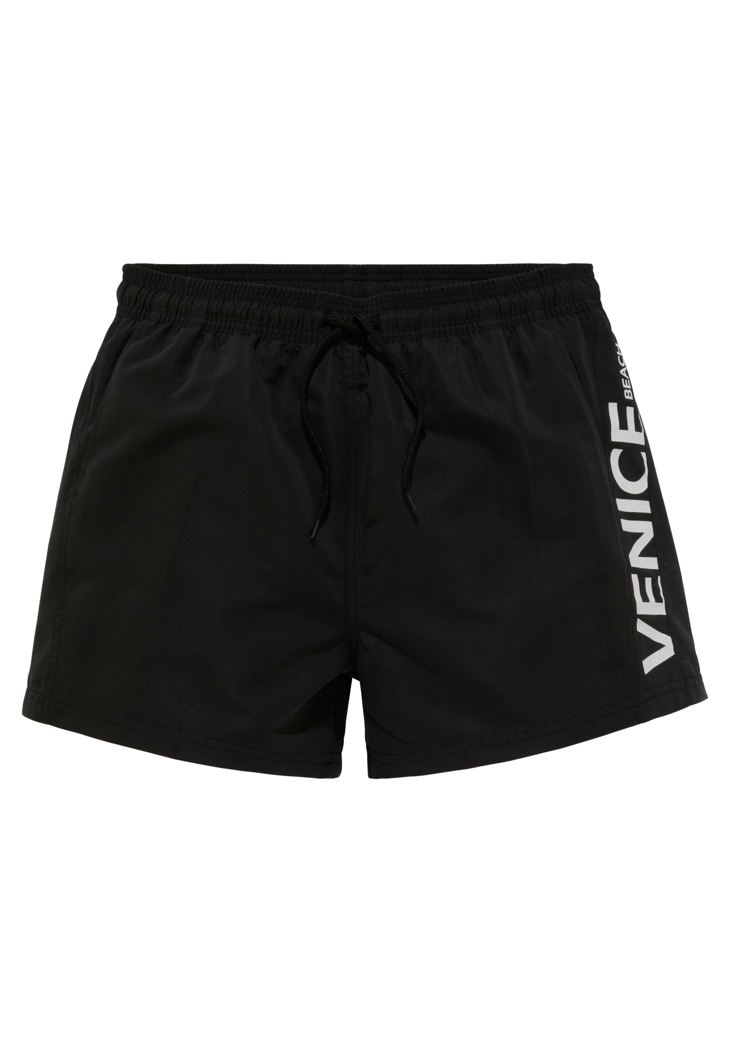 Venice Beach Zwemshort met groot merkopschrift