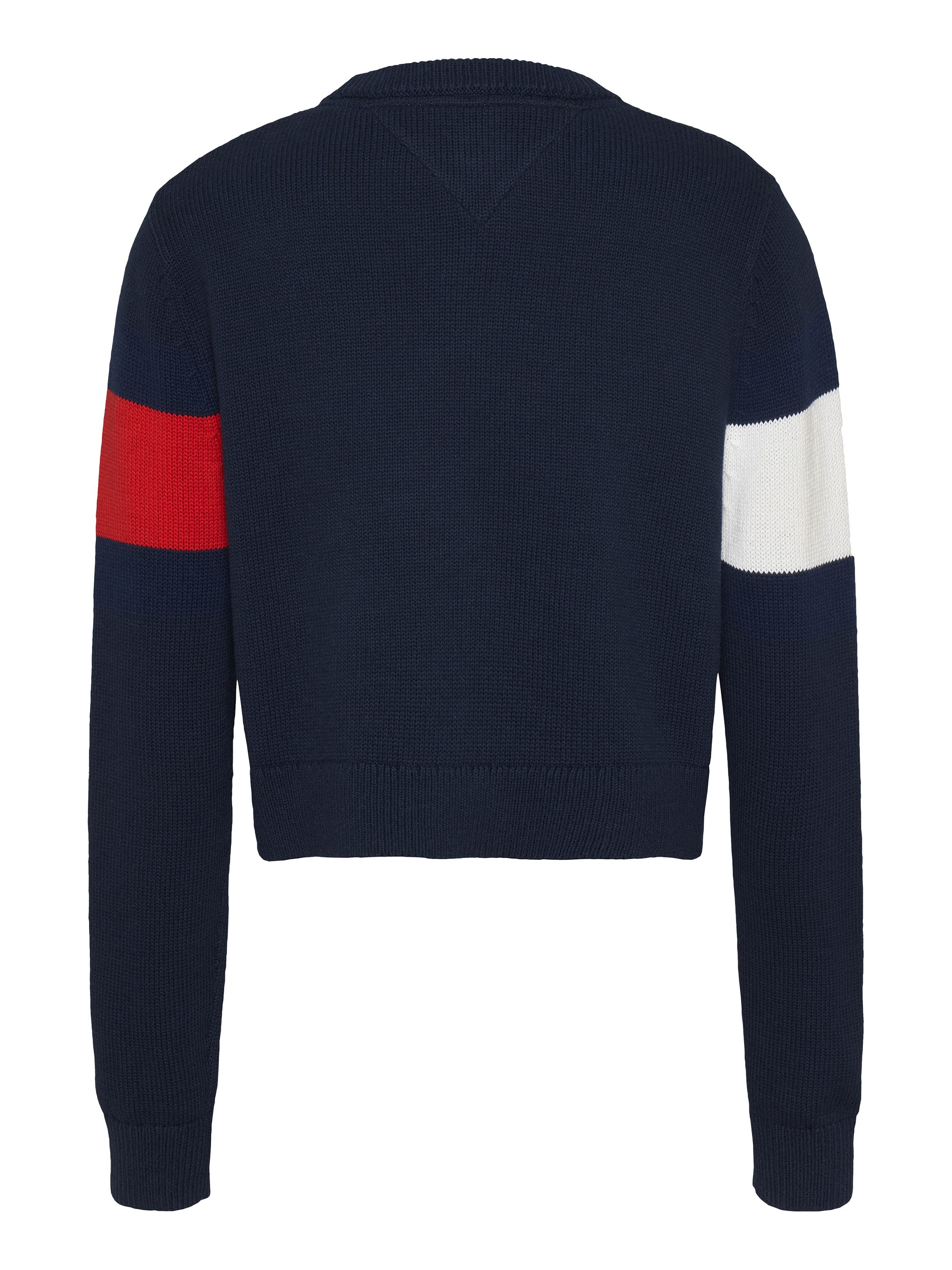TOMMY JEANS Gebreide trui TJW CENTER FLAG SWEATER EXT