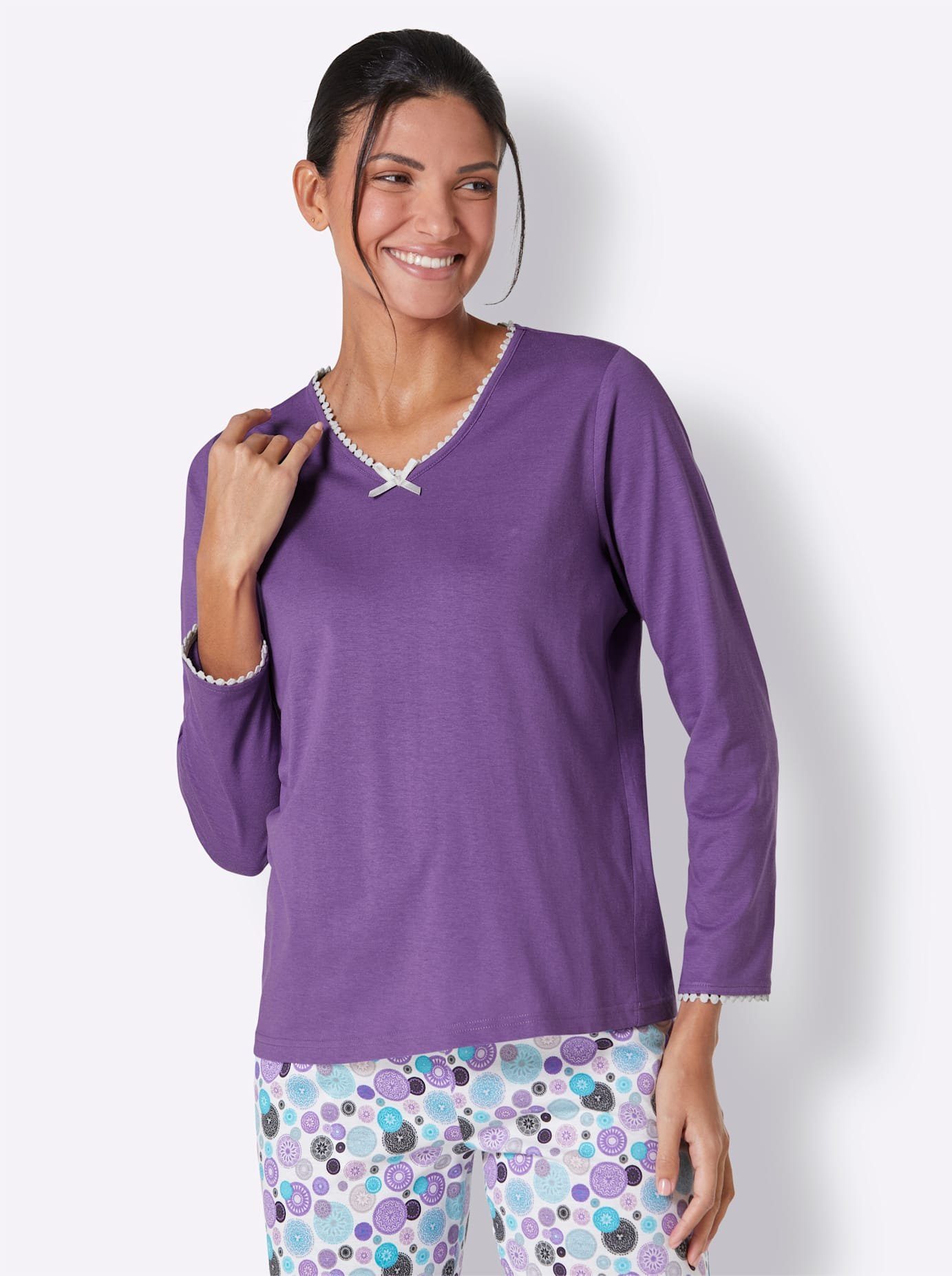 wäschepur Pyjama top Pyjamashirt (1-delig)