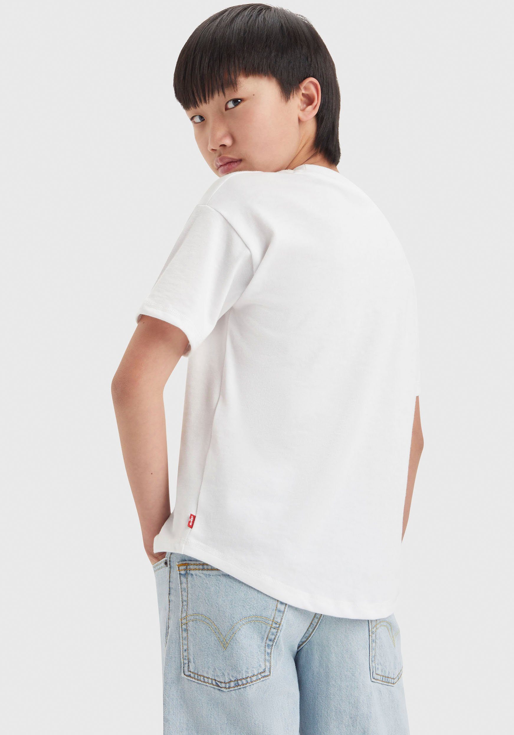 Levi's Kidswear T-shirt LVB CURVED HEM POCKET TEE