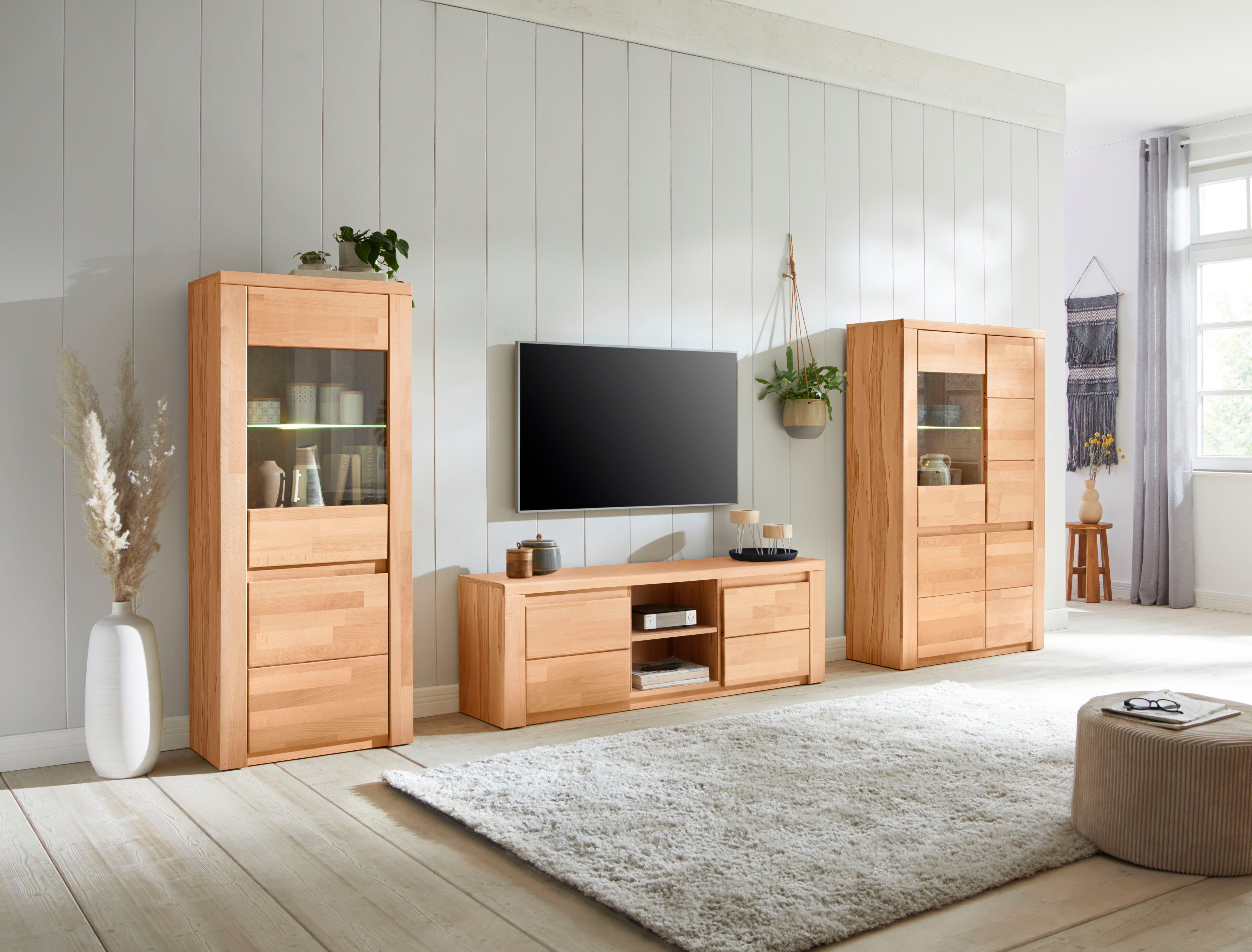 Home affaire Tv-meubel Burani greeploze optiek
