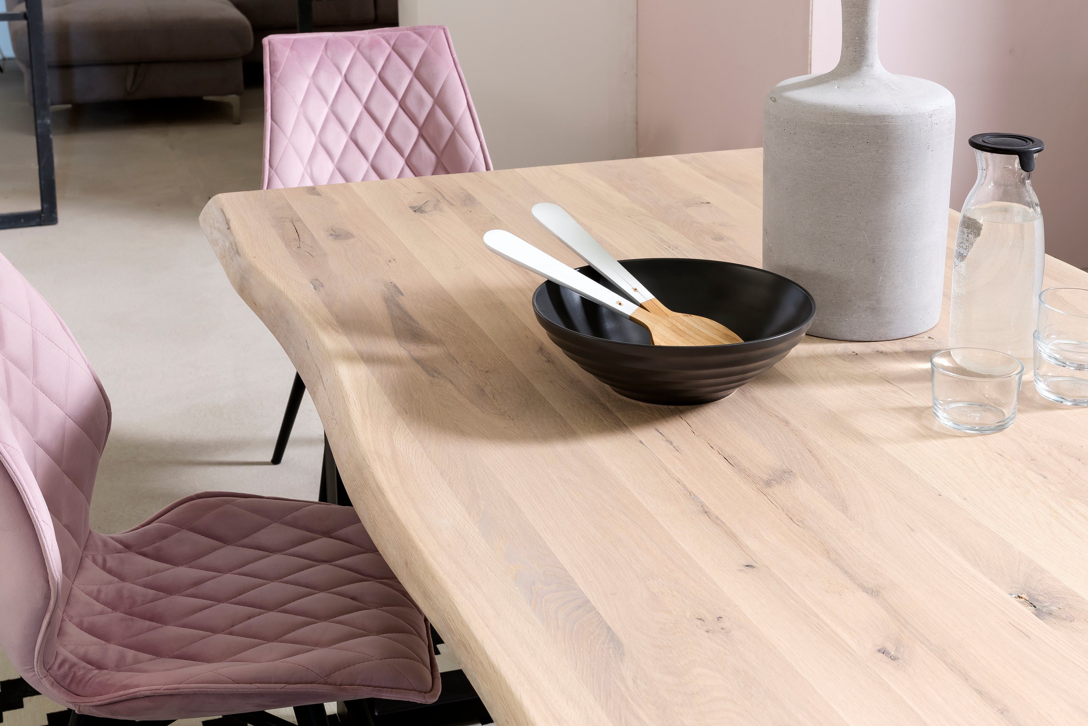 Home affaire Eettafel TRISTAN met boomrand