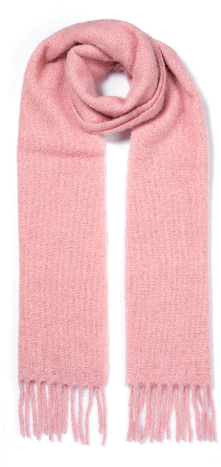 Cinque Gebreide sjaal MILTONA van knuffelzachte materiaalcombinatie, gemaakt in italië dames sjaals roze