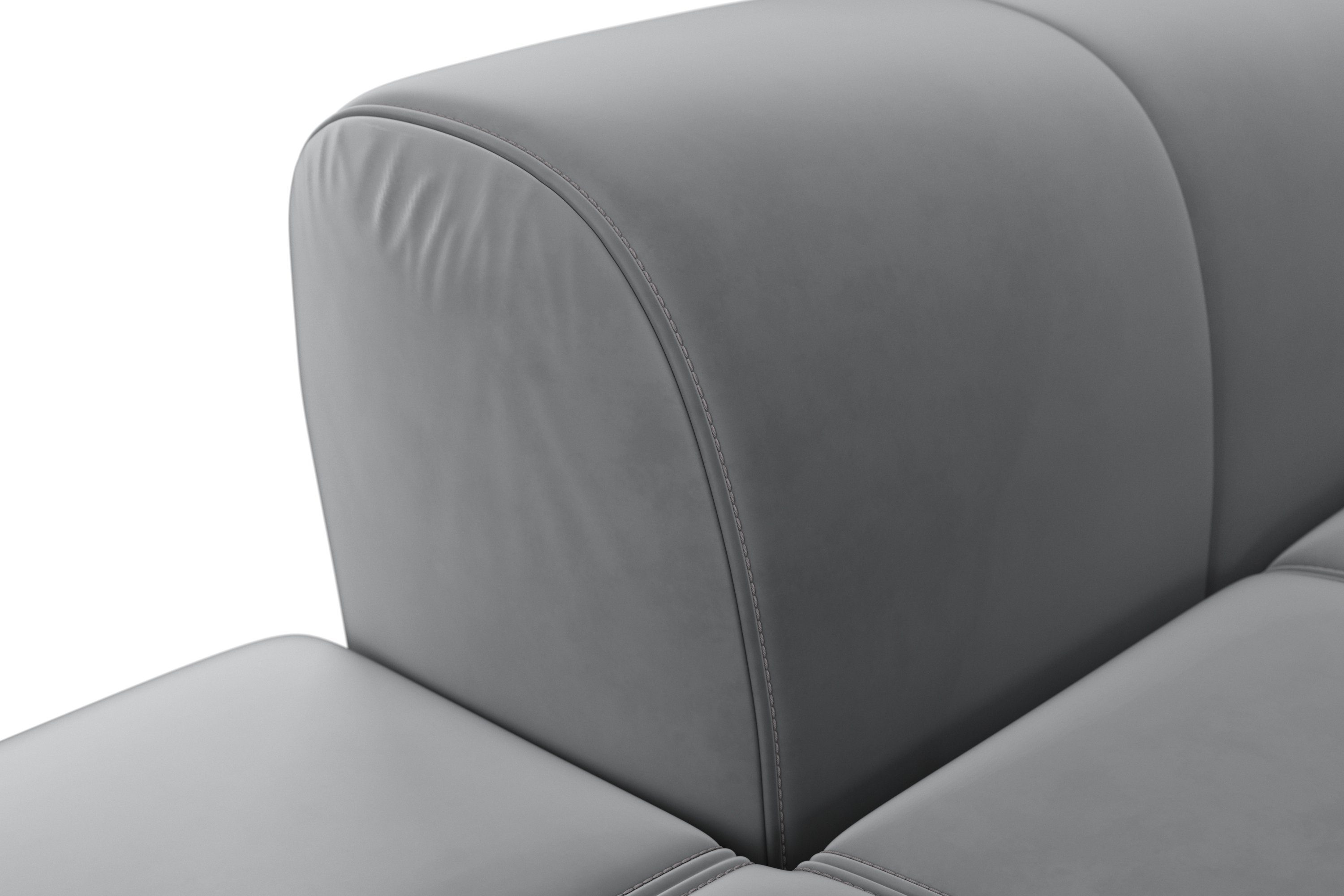 sit&more Hoekbank Bendigo L-vorm inclusief zitdiepteverstelling, bodemvrijheid 15 cm, in 2 pootkleuren