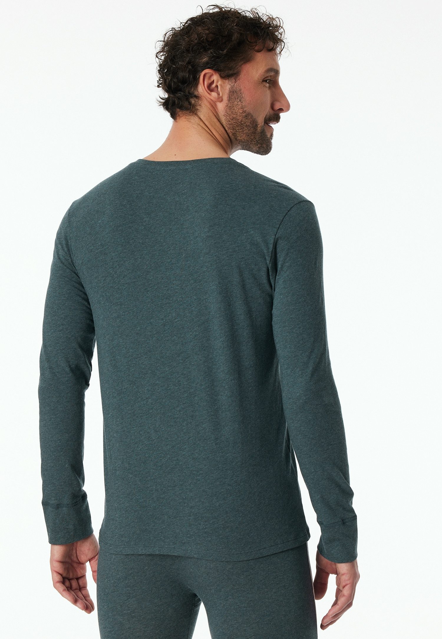 Schiesser Shirt met lange mouwen Comfort fit met contraststrepen op de schouders