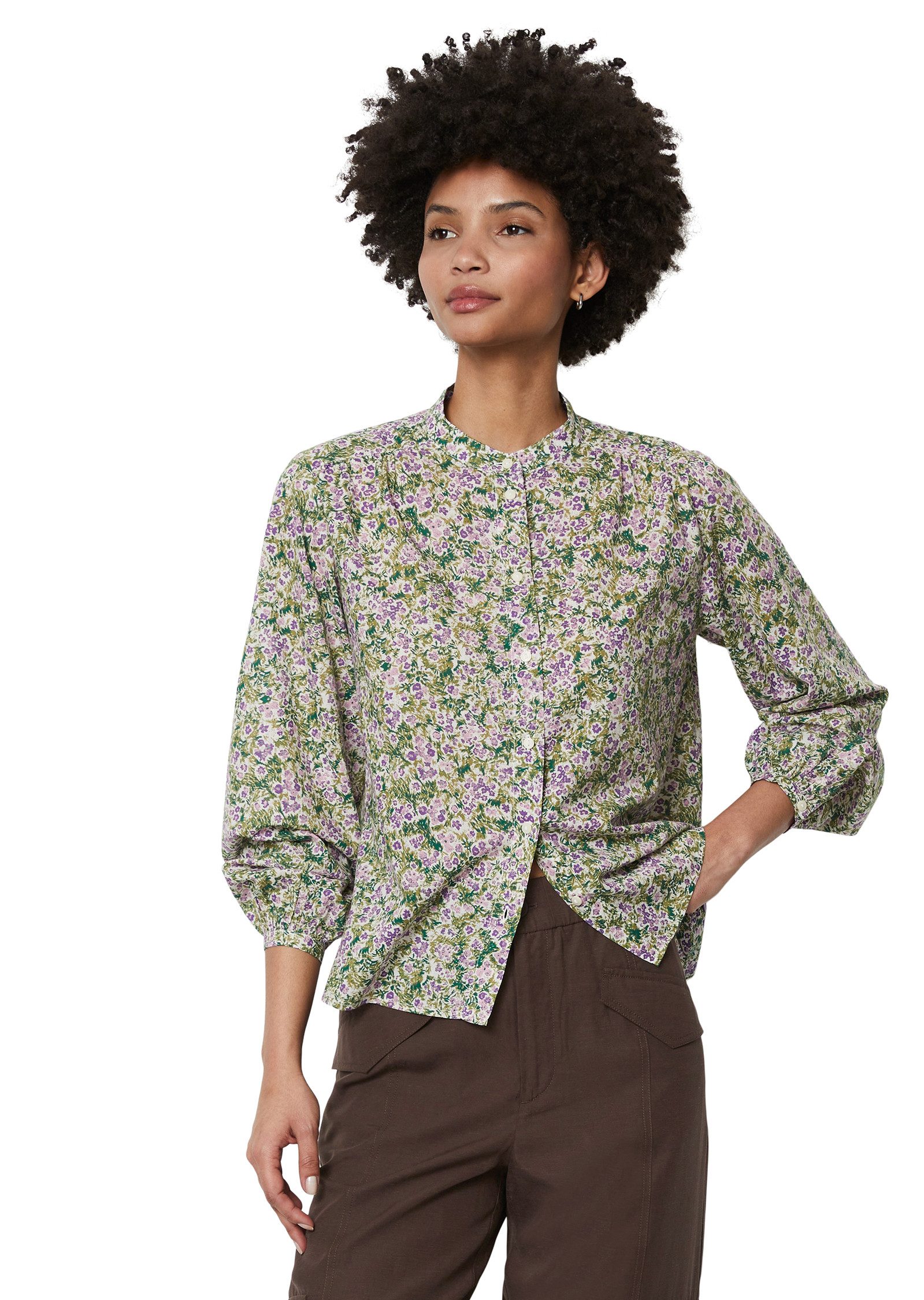 Marc O'Polo DENIM Gedessineerde blouse Print-blouse regular